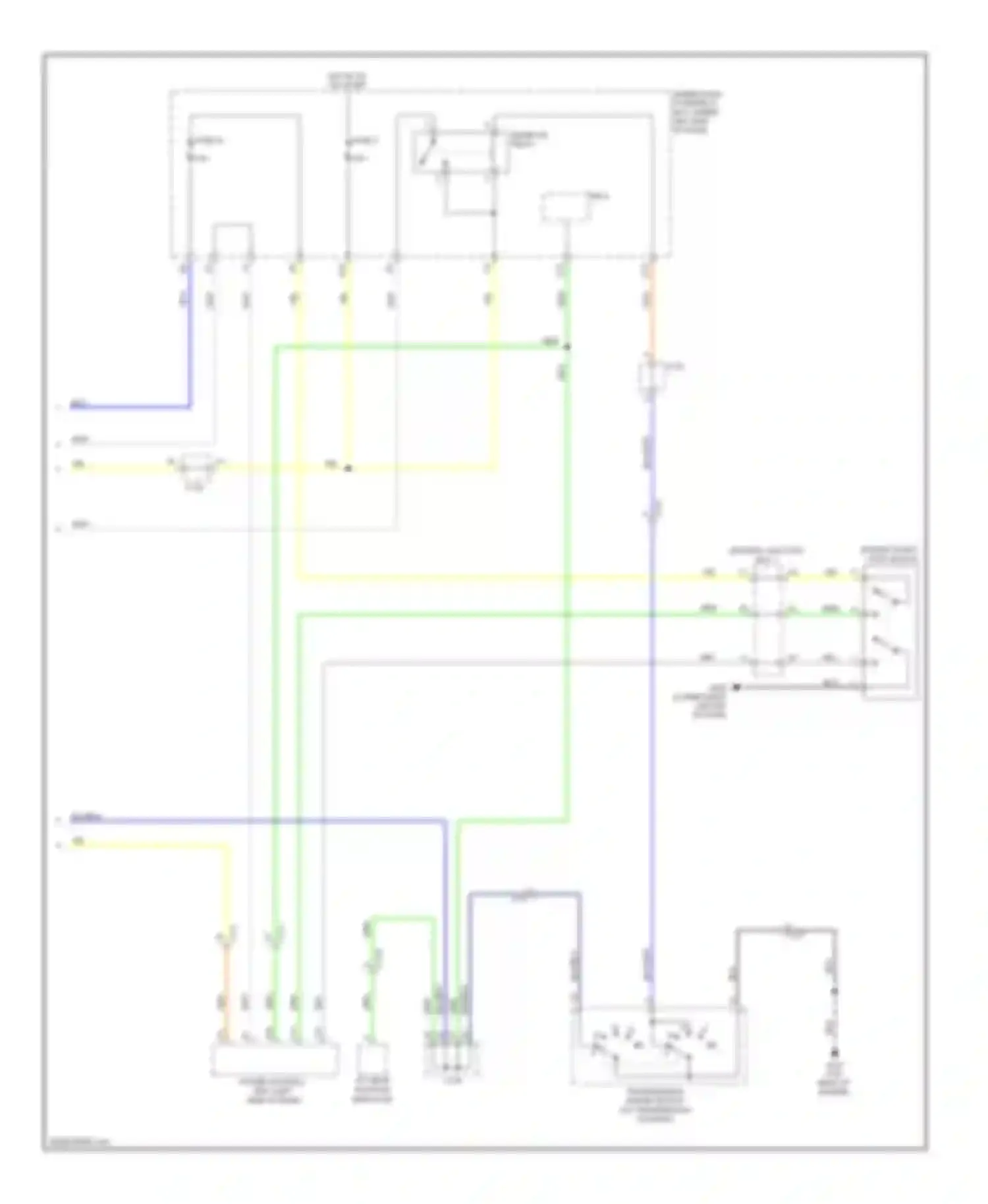 Wiring diagram a/t gear position indicator for Acura ILX I (2012-2015) (12 of 15)