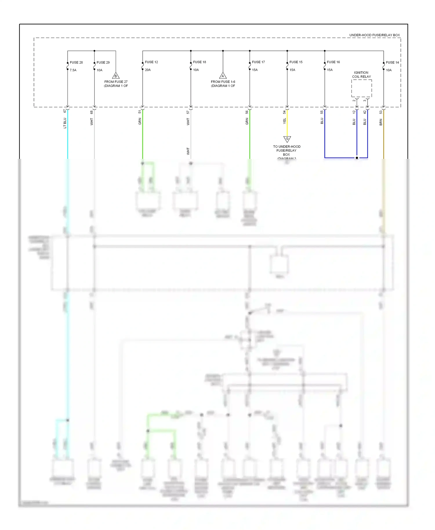 Acura ILX I (2012-2015) audio navigation switch panel (2.0l) wiring diagram  (1 of 1)