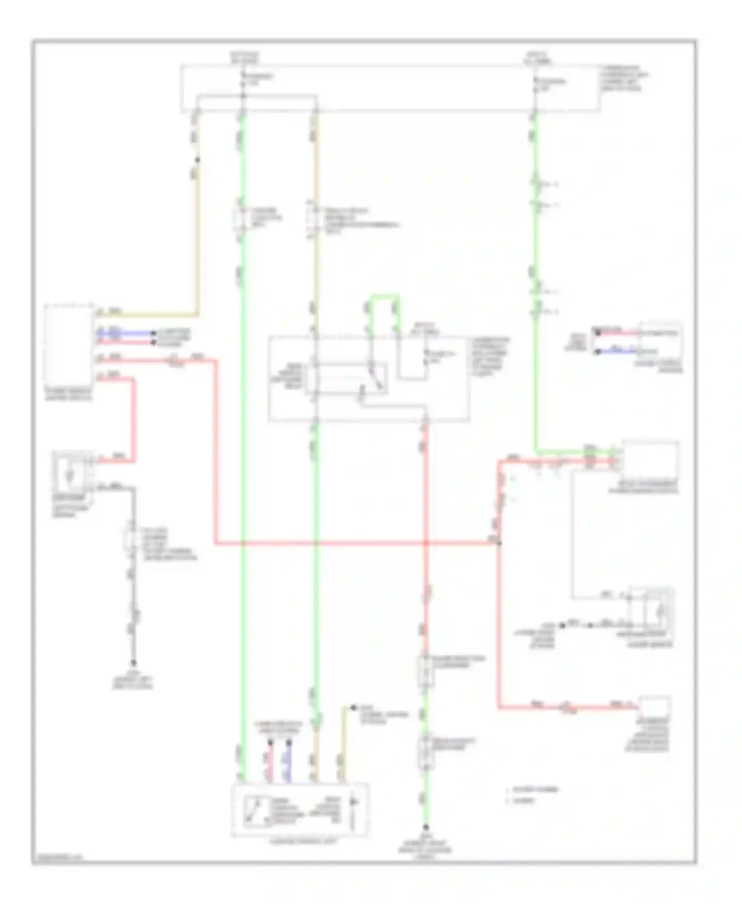 Wiring diagram b-can l for Acura ILX I (2012-2015) (1 of 3)