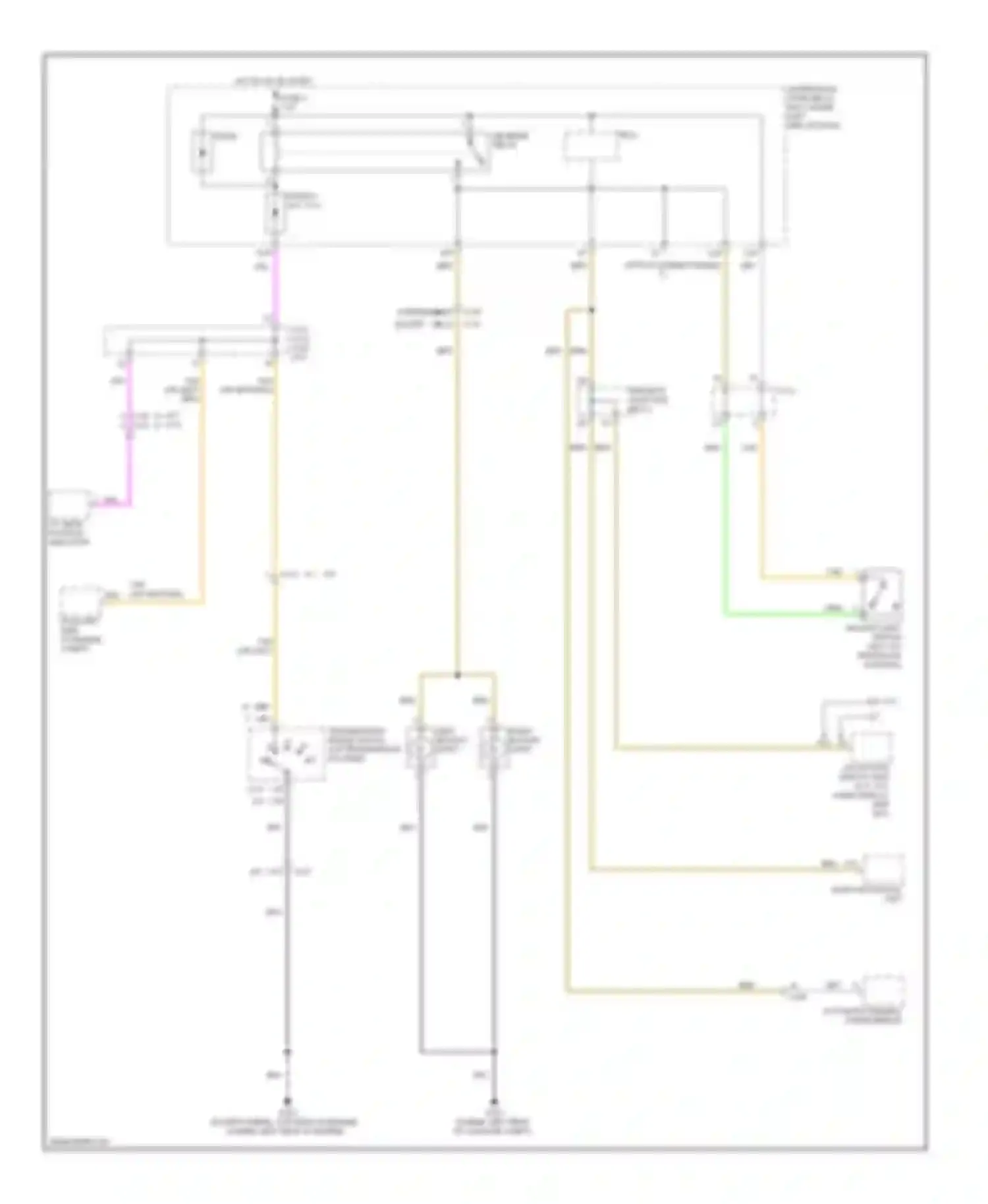 Wiring diagram backup light switch for Acura ILX I (2012-2015) (2 of 2)