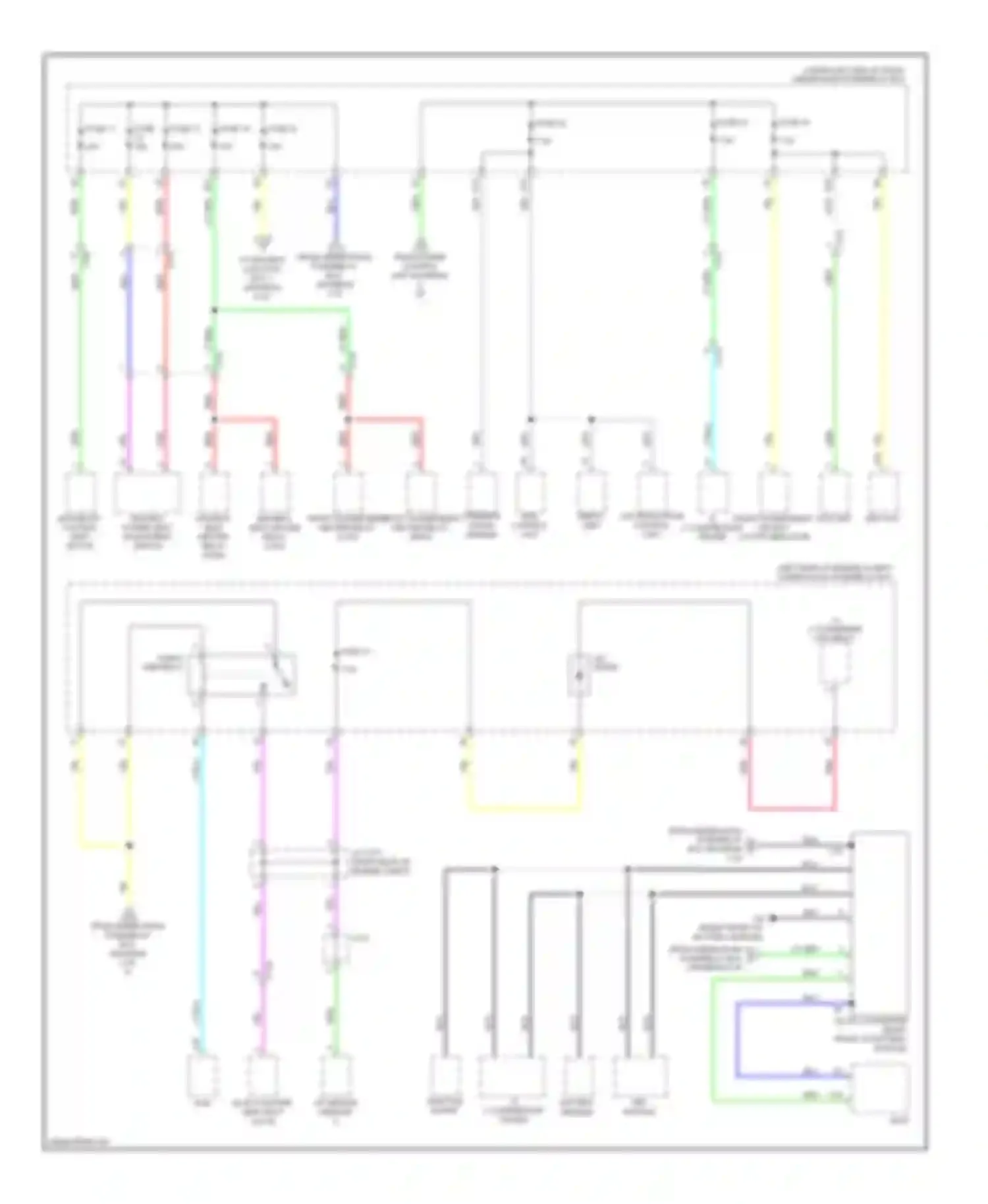 Wiring diagram battery module for Acura ILX I (2012-2015) (2 of 3)