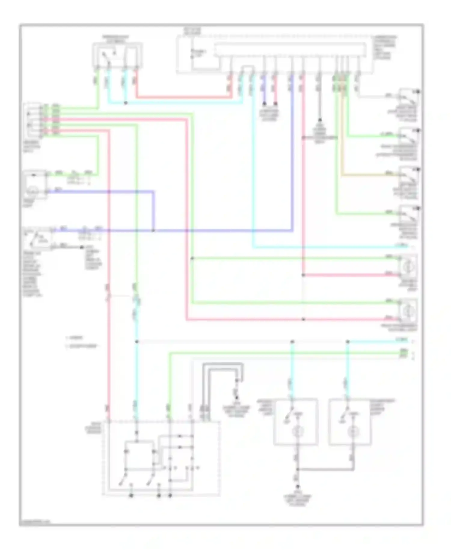 Wiring diagram computer data lines system for Acura ILX I (2012-2015) (32 of 72)