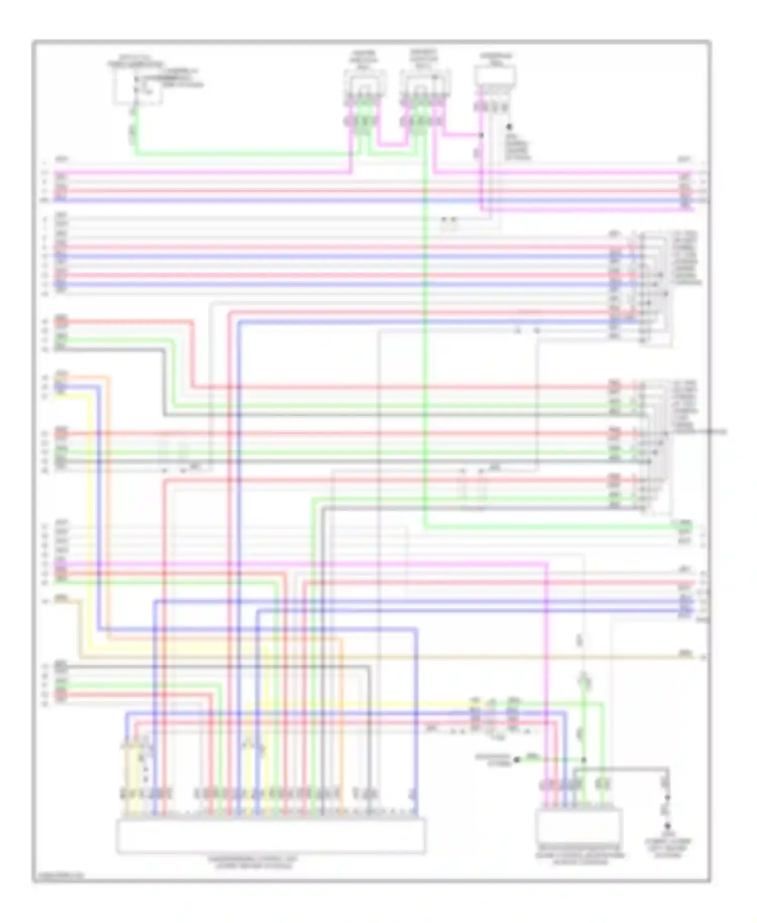 Wiring diagram driver's junction box 2 for Acura ILX I (2012-2015) (8 of 20)