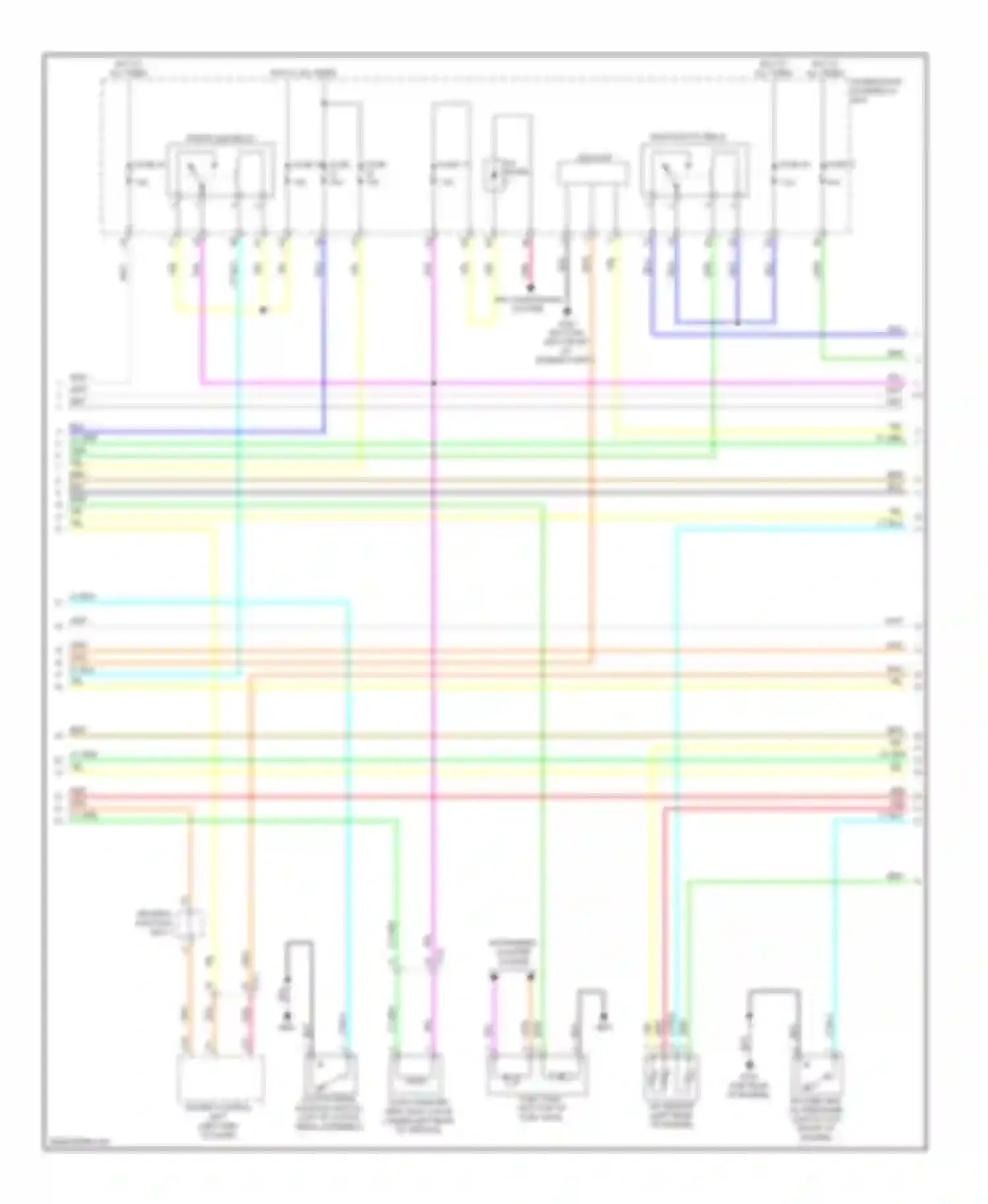 Wiring diagram eld unit for Acura ILX I (2012-2015) (3 of 3)