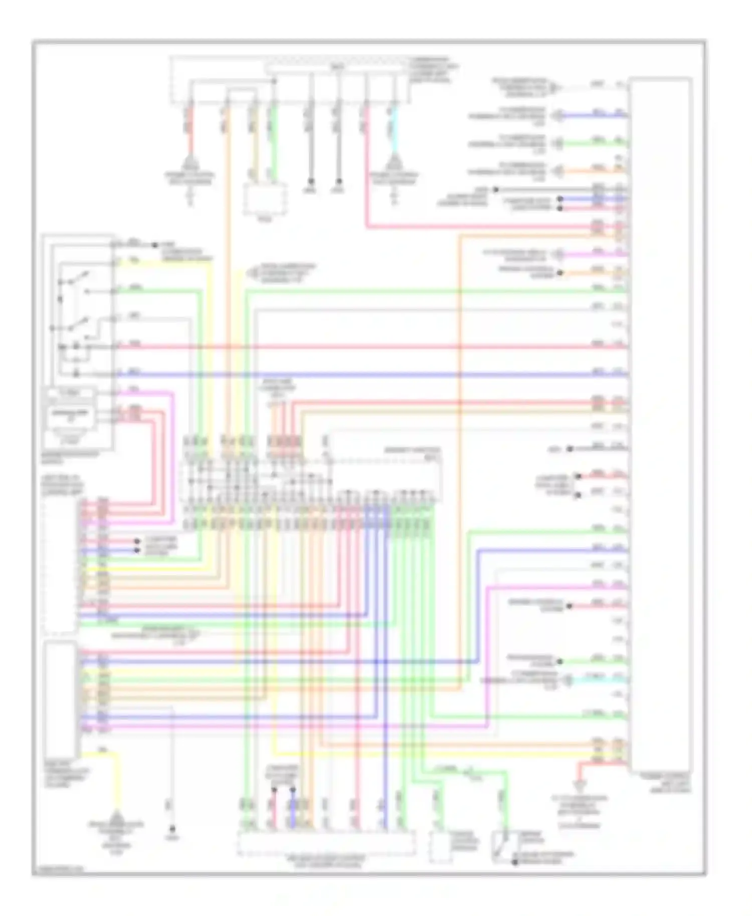 Wiring diagram engine start/stop switch for Acura ILX I (2012-2015) (4 of 6)