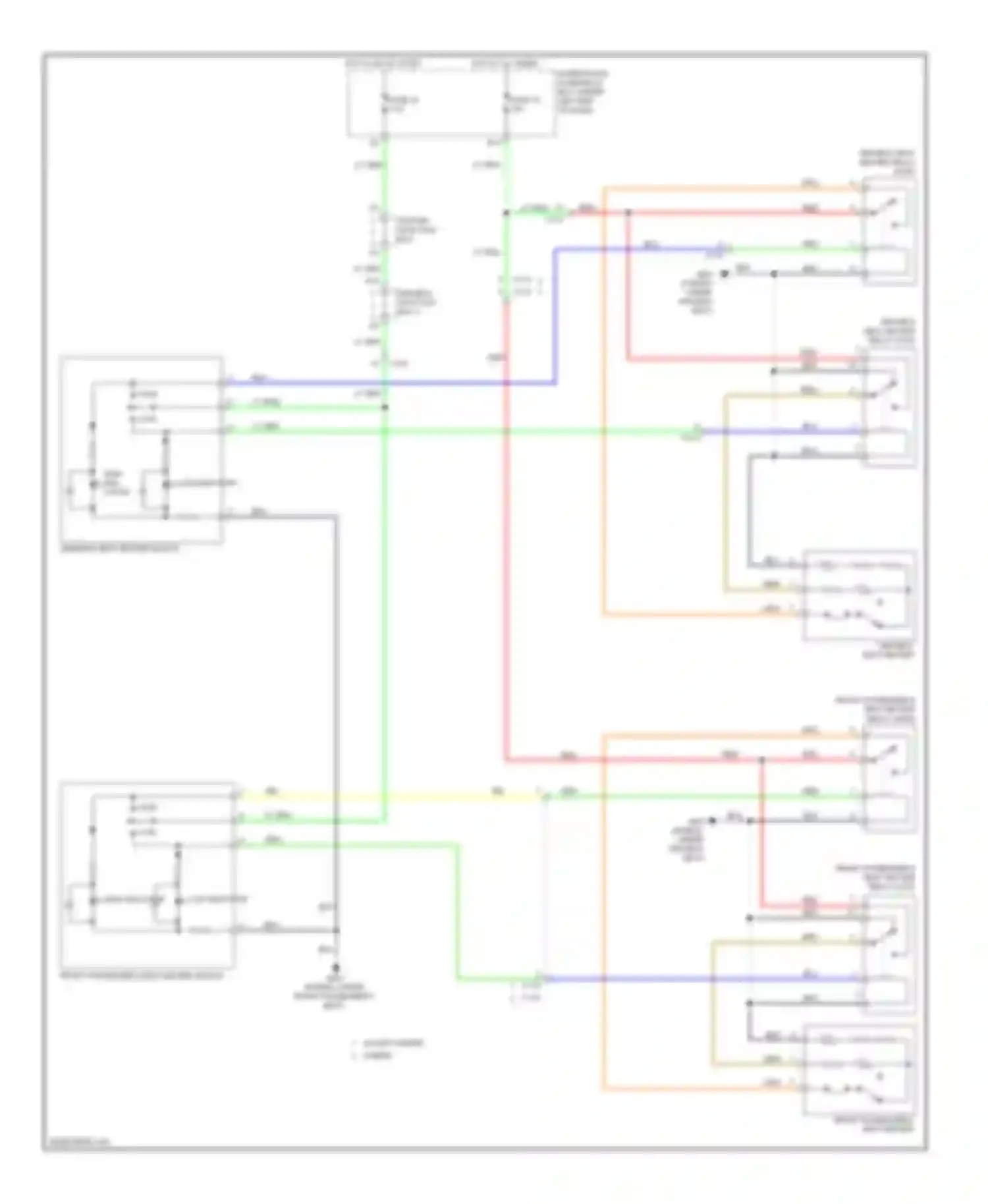 Wiring diagram fuse 14 for Acura ILX I (2012-2015) (1 of 5)