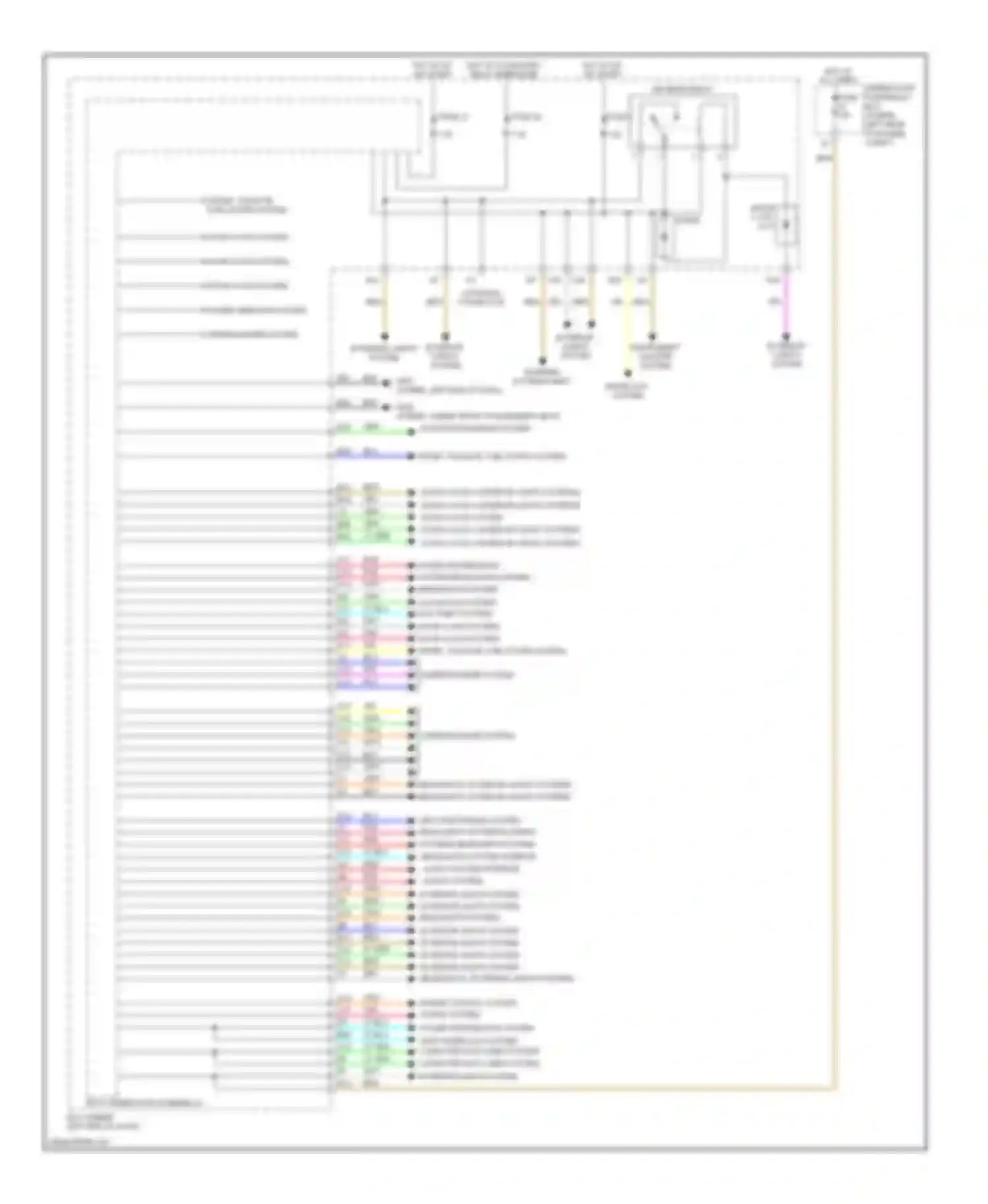 Wiring diagram hot in on or start for Acura ILX I (2012-2015) (4 of 41)