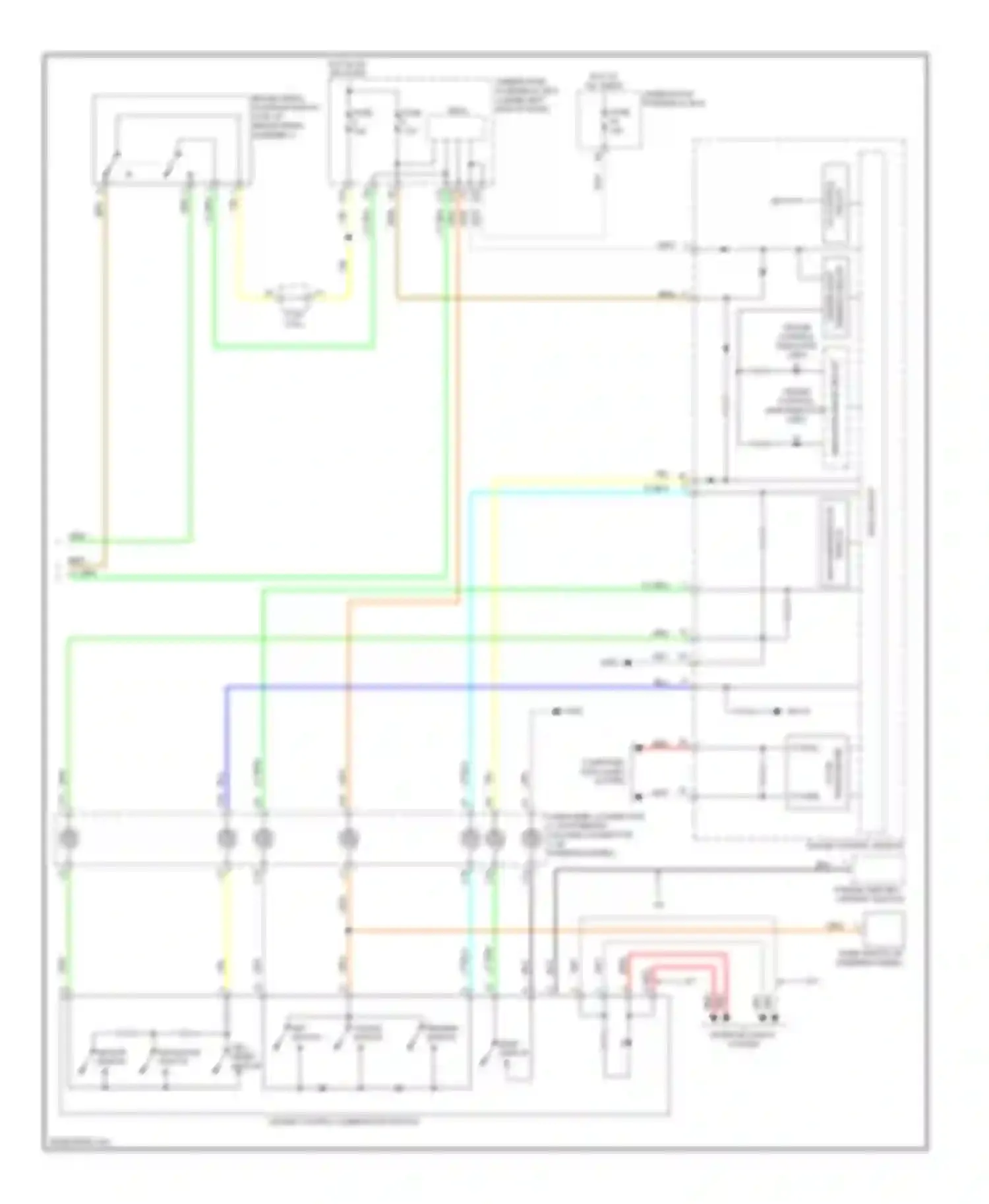 Wiring diagram indicator drive circuit for Acura ILX I (2012-2015) (2 of 12)