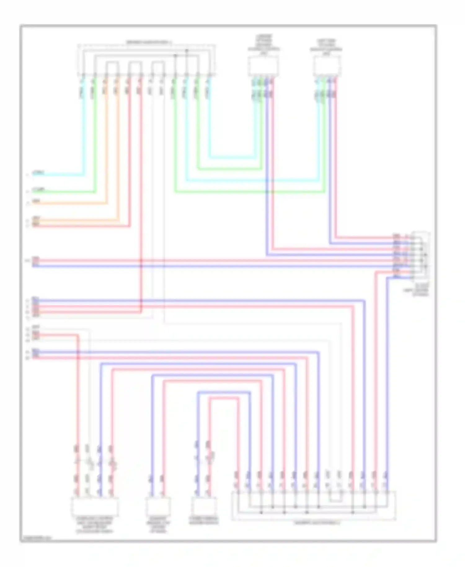 Wiring diagram power window master switch for Acura ILX I (2012-2015) (3 of 14)