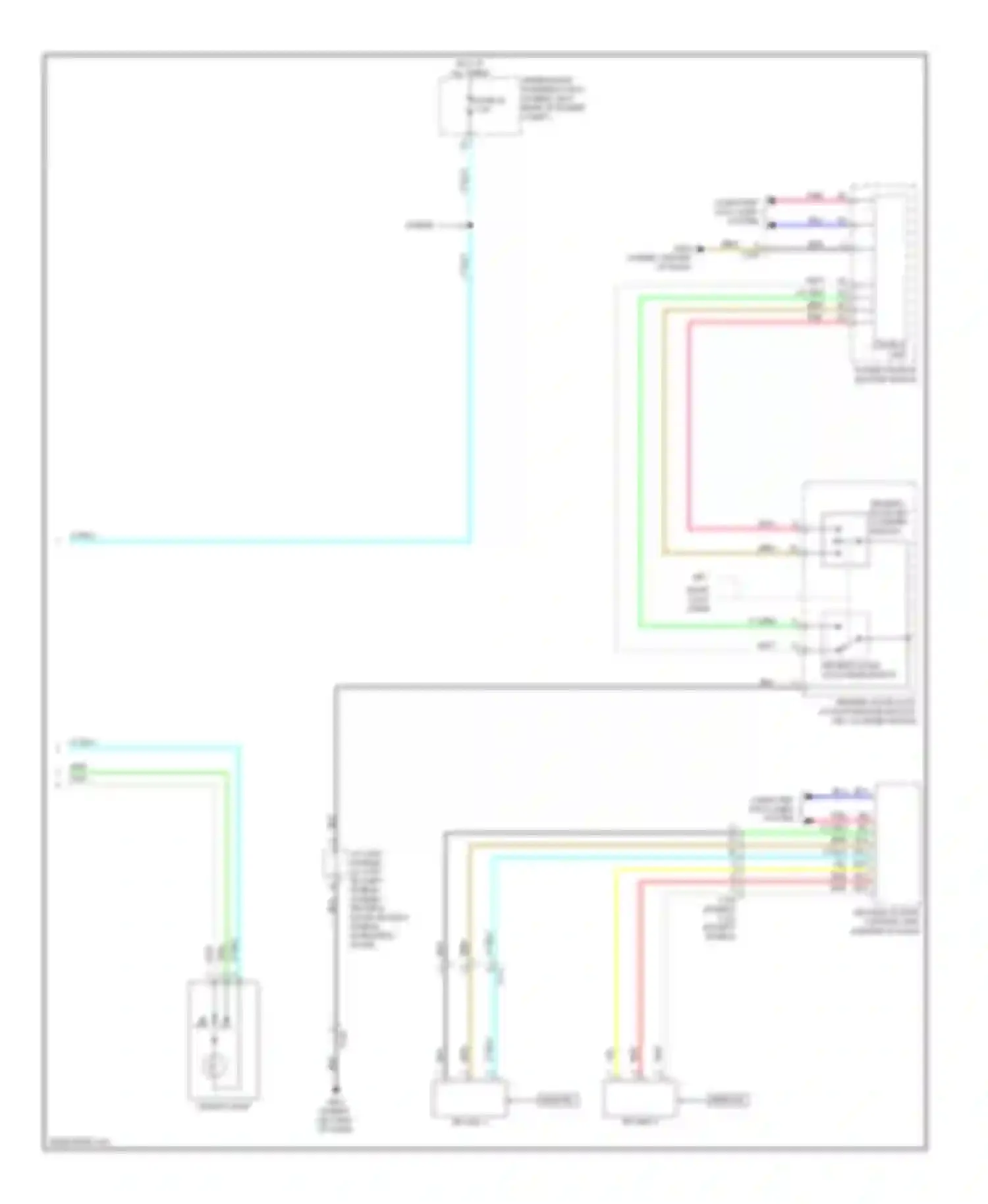 Wiring diagram rf unit 1 for Acura ILX I (2012-2015) (2 of 3)