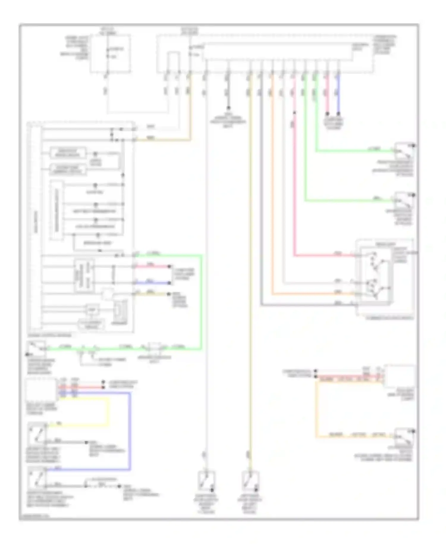 Wiring diagram speaker circuit for Acura ILX I (2012-2015) (1 of 1)