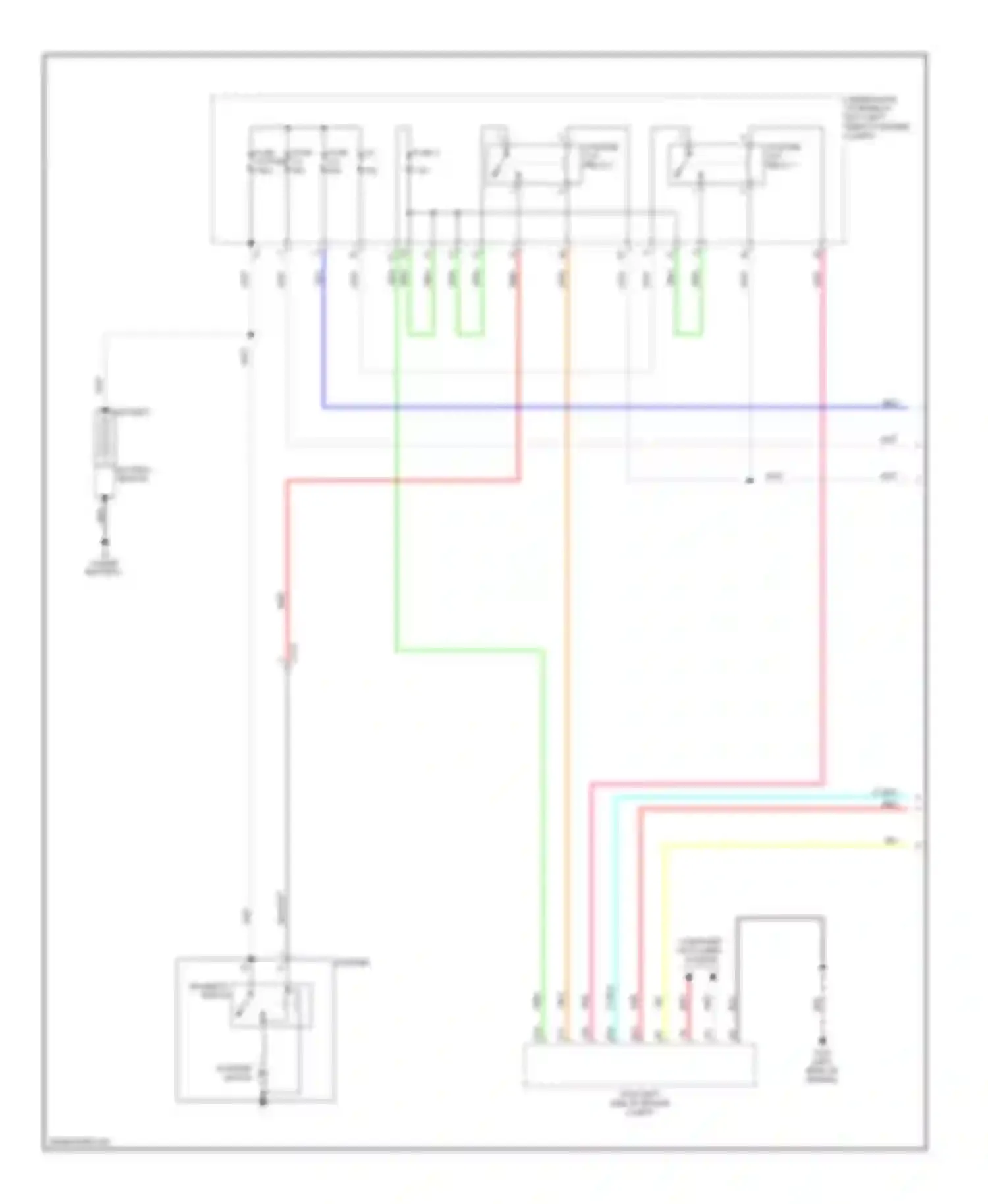 Wiring diagram starter cut relay 2 for Acura ILX I (2012-2015) (1 of 4)