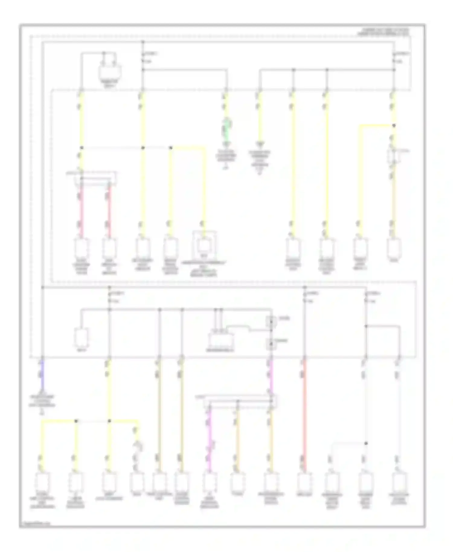Wiring diagram transmission range switch for Acura ILX I (2012-2015) (4 of 4)