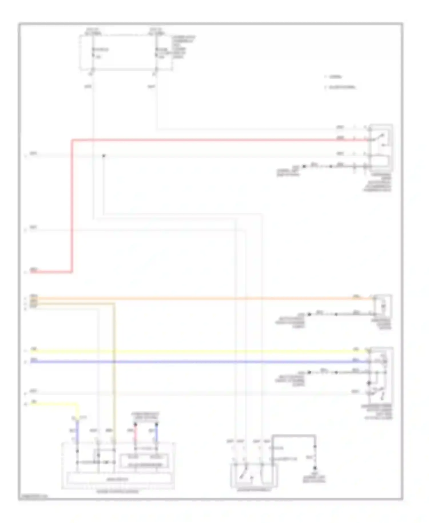 Wiring diagram under-hood fuse/relay box (under for Acura ILX I (2012-2015) (1 of 1)