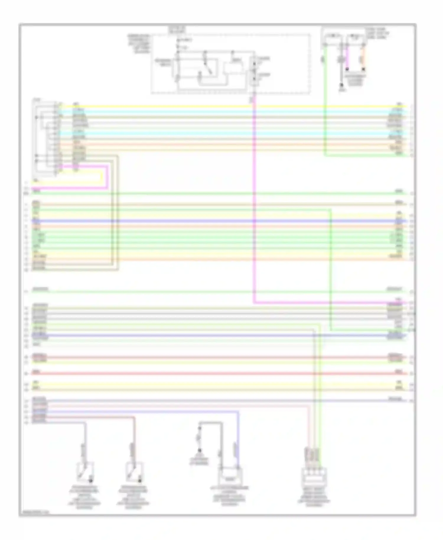 Wiring diagram yel/blk for Acura ILX I (2012-2015) (2 of 4)