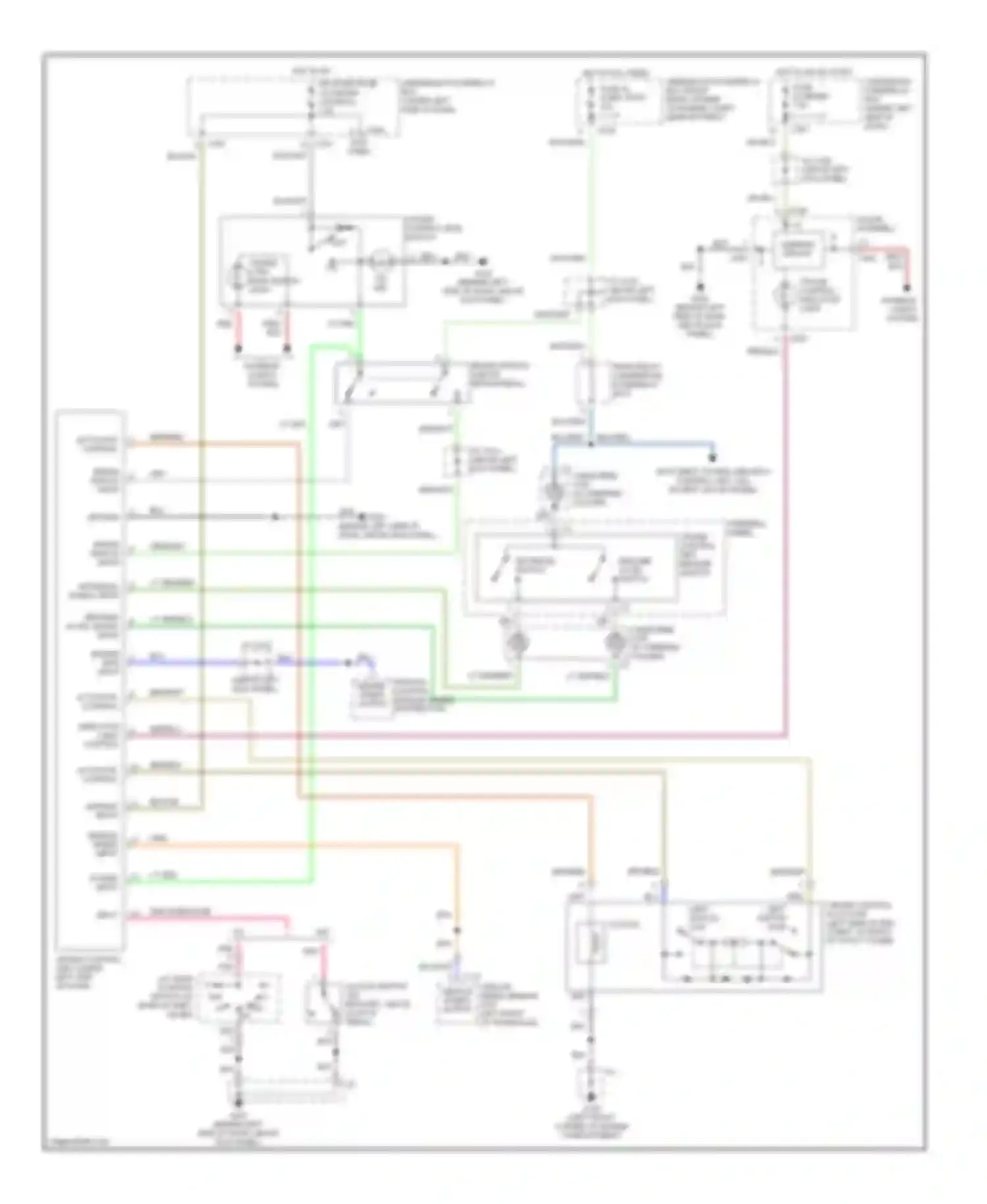 Integra Acura III (1993-2001): Cruise control circuit