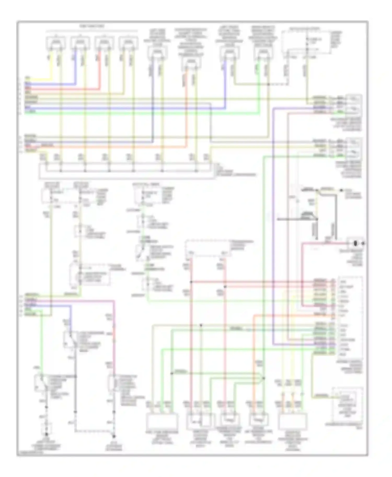Integra Acura III (1993-2001): Wiring diagram engine performance 1.8l (2 of 2)