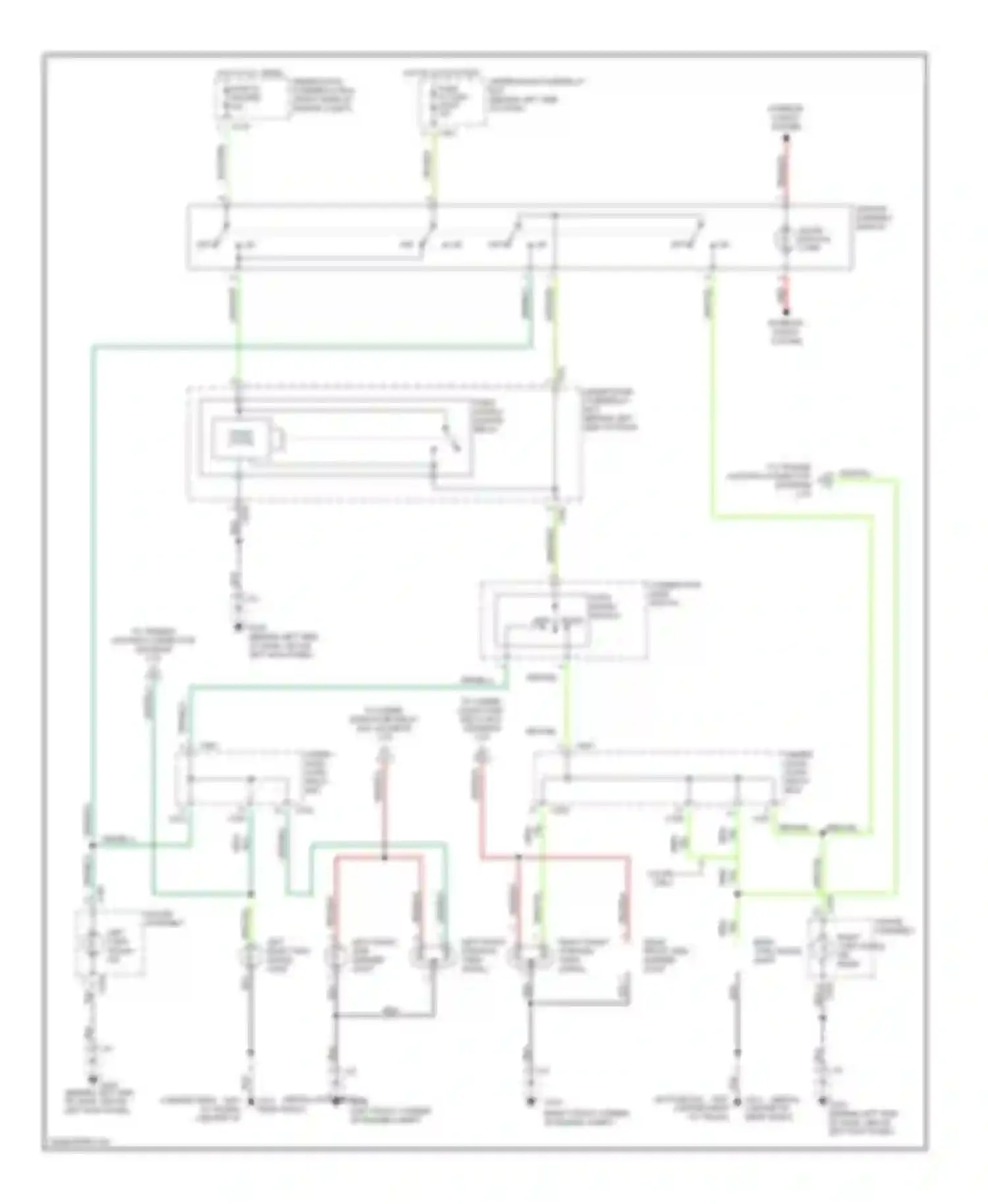 Integra Acura III (1993-2001): Exterior lamps circuit (1 of 3)