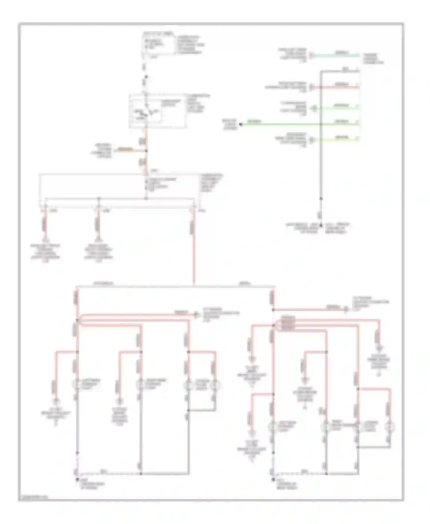 Integra Acura III (1993-2001): Exterior lamps circuit (2 of 3)