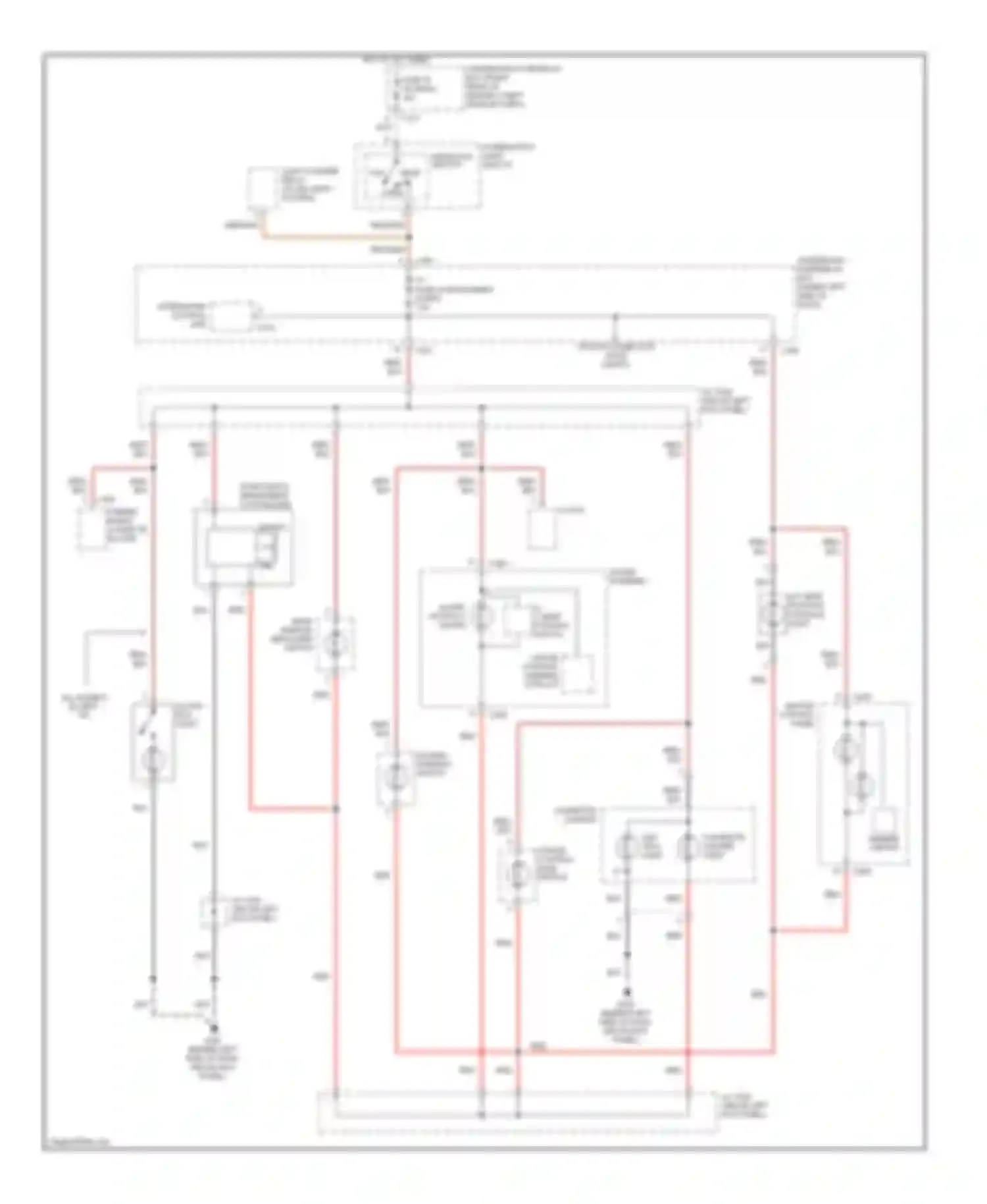 Integra Acura III (1993-2001): Instrument illumination circuit
