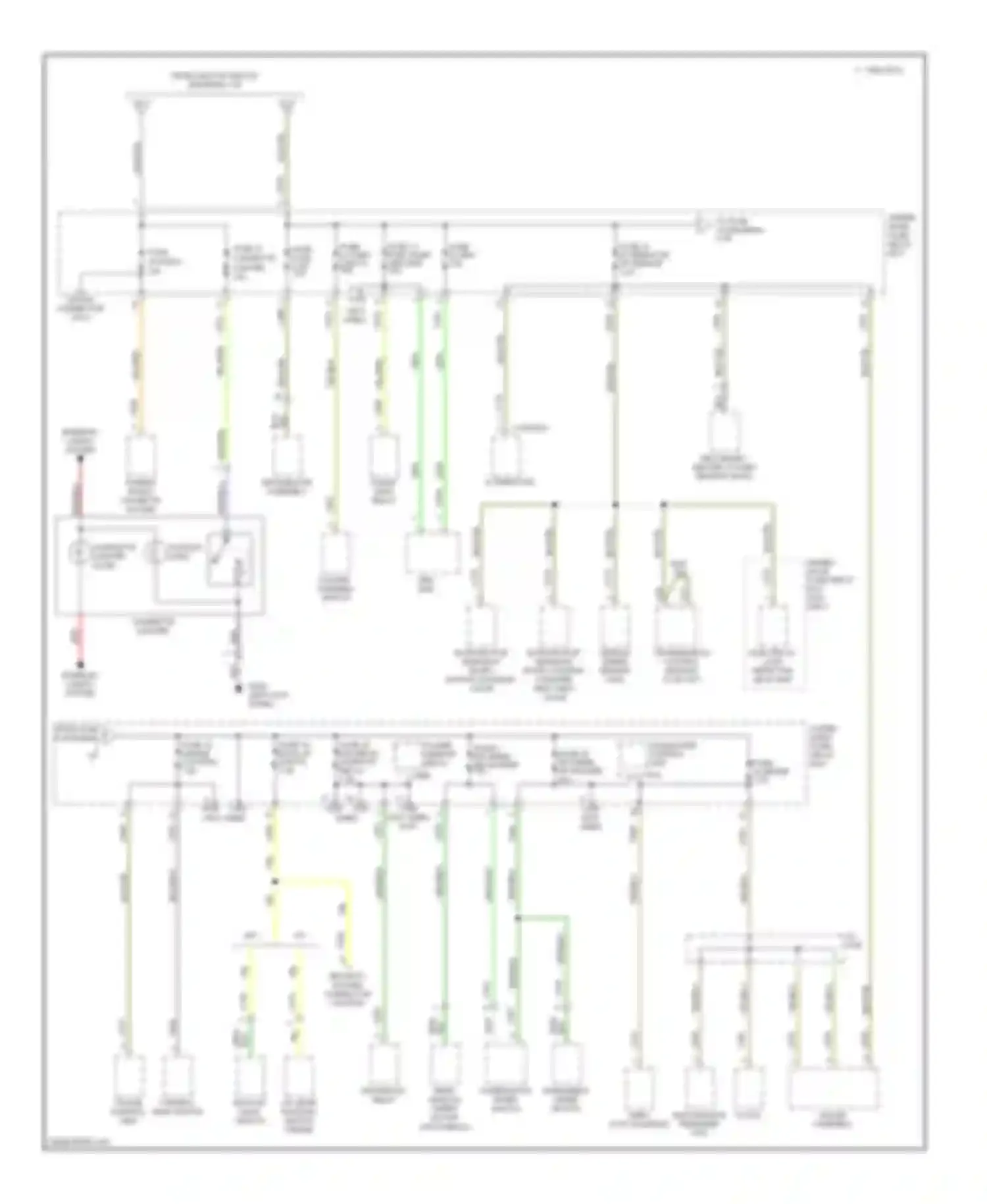 Integra Acura III (1993-2001): Power distribution circuit (3 of 4)