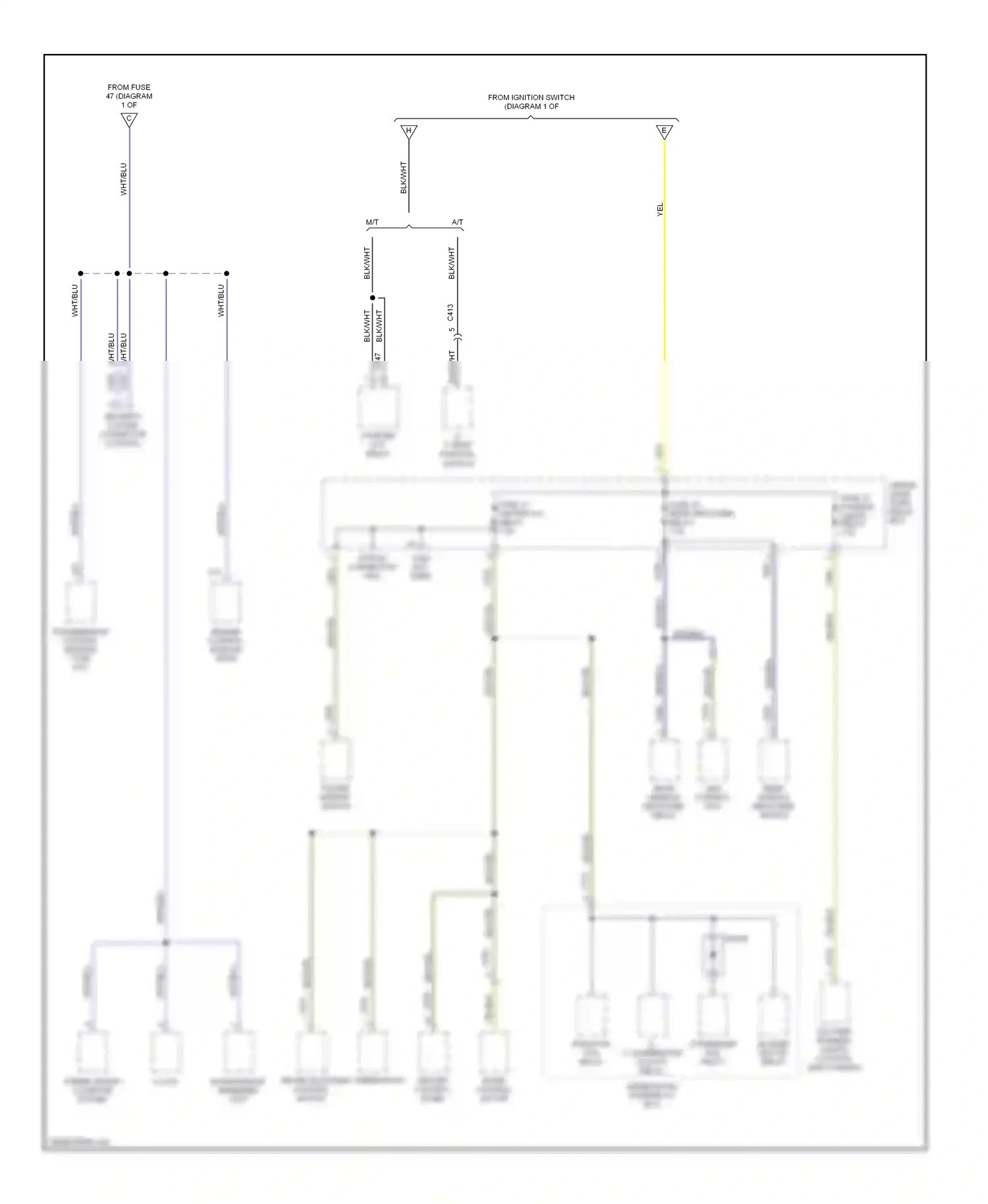 Wiring diagram blk/blu for Acura Integra III (1993-2001) (4 of 6)