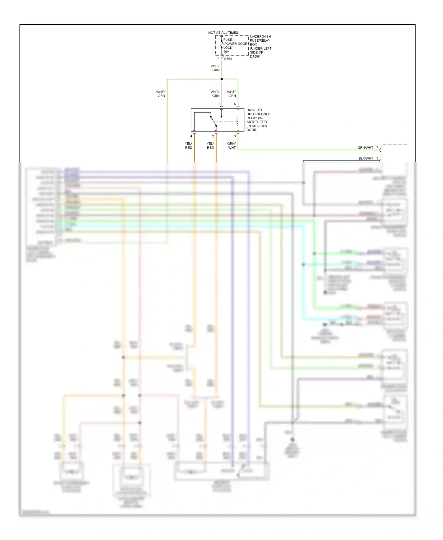 Wiring diagram grn for Acura Integra III (1993-2001) (12 of 26)