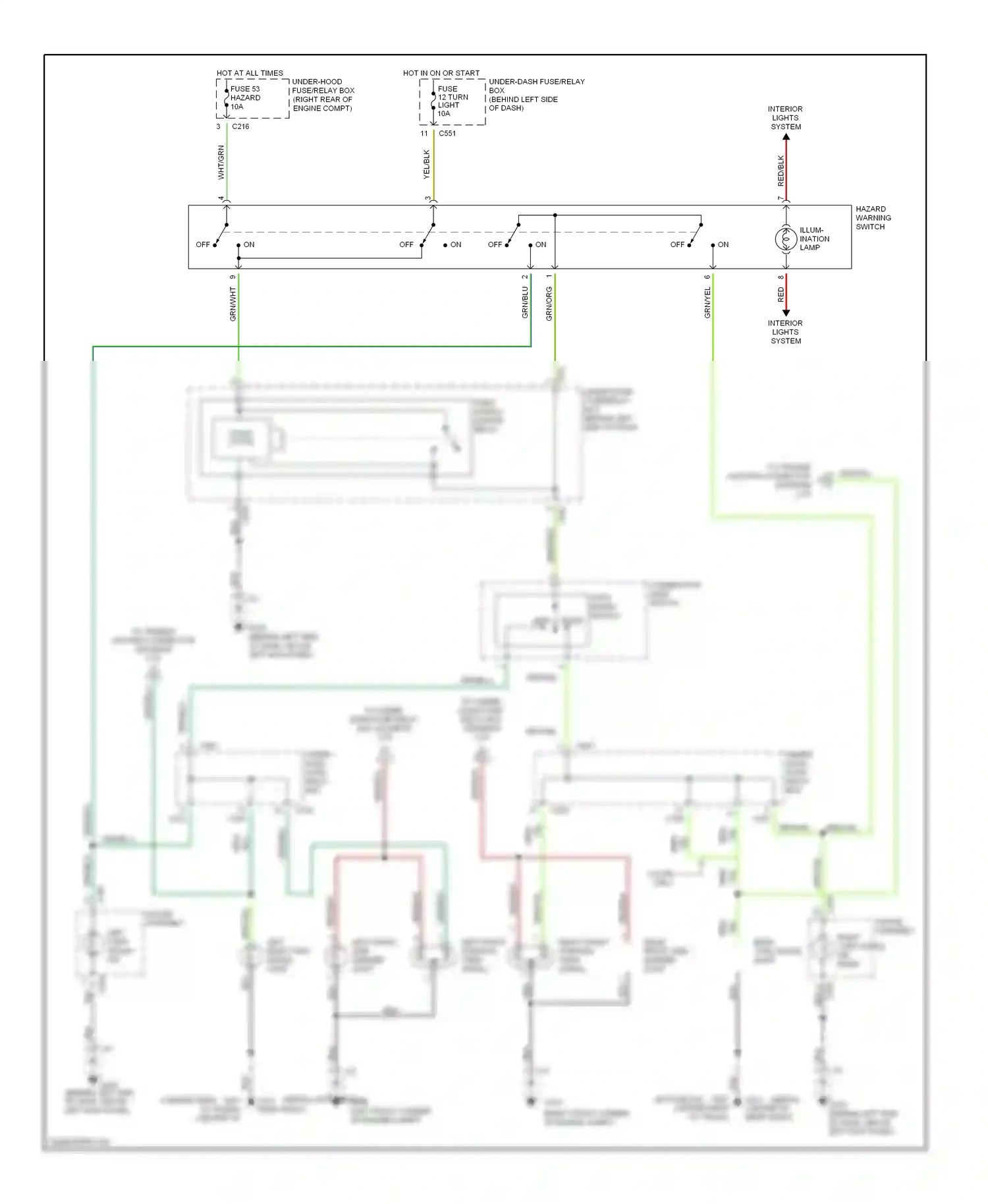 Wiring diagram grn for Acura Integra III (1993-2001) (7 of 26)