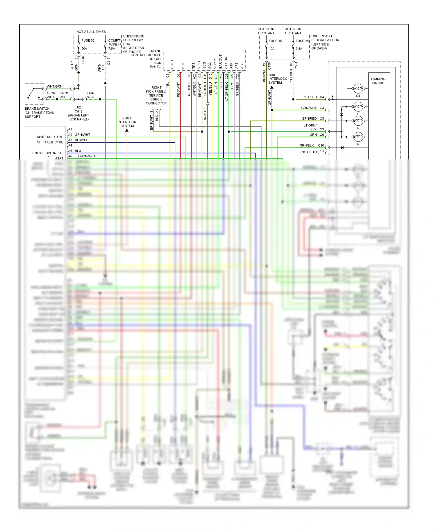 Wiring diagram org/ for Acura Integra III (1993-2001) (1 of 5)
