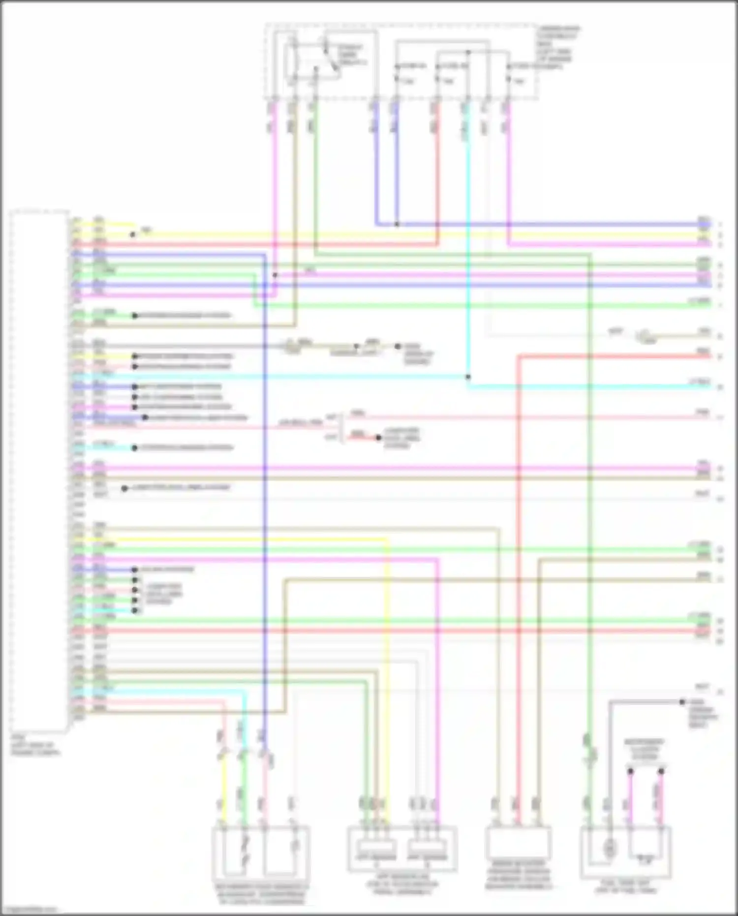 Integra Acura IV (2022-2024): Wiring diagram engine performance 1.5l turbo (1 of 8)