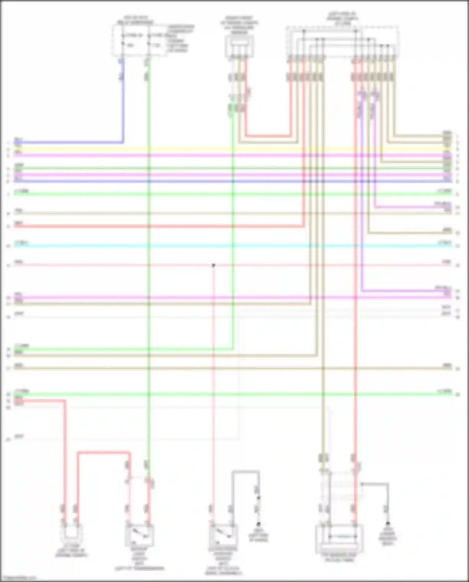 Integra Acura IV (2022-2024): Wiring diagram engine performance 1.5l turbo (2 of 8)