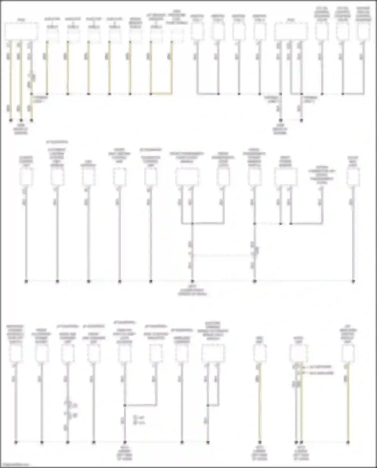Integra Acura IV (2022-2024): Ground distribution circuit (2 of 4)