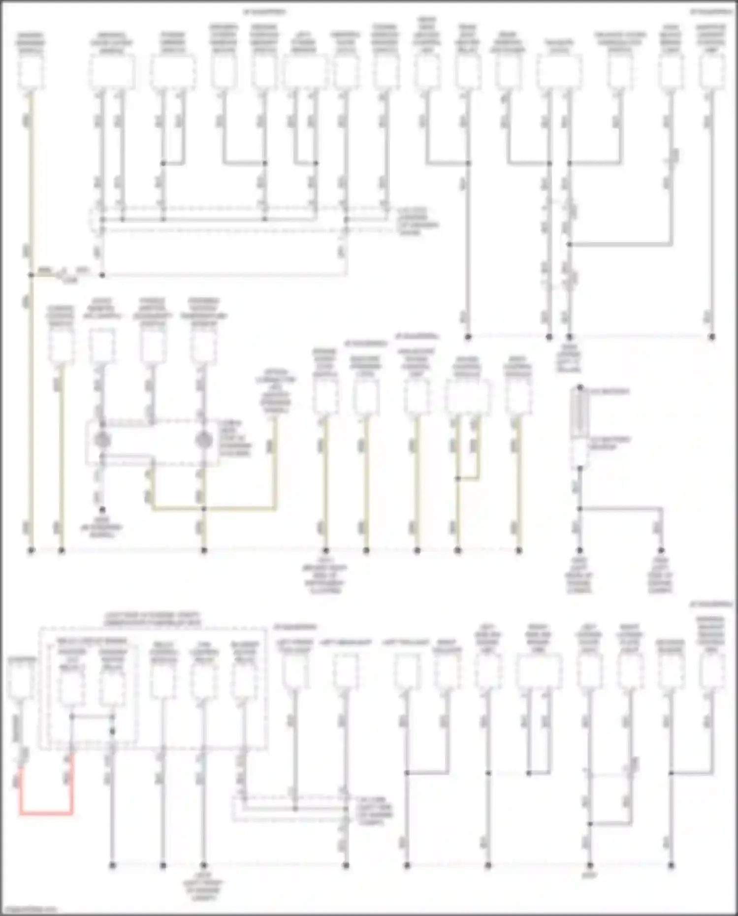 Integra Acura IV (2022-2024): Ground distribution circuit (3 of 4)
