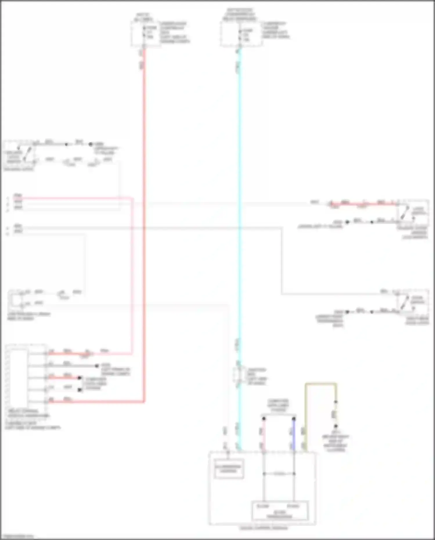 Integra Acura IV (2022-2024): Courtesy lamps circuit (2 of 2)