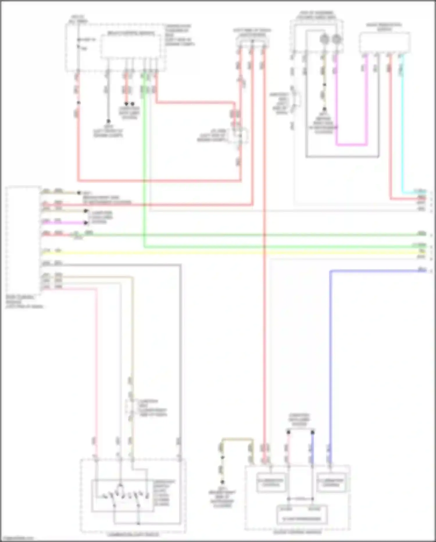 Integra Acura IV (2022-2024): Instrument illumination circuit (1 of 3)