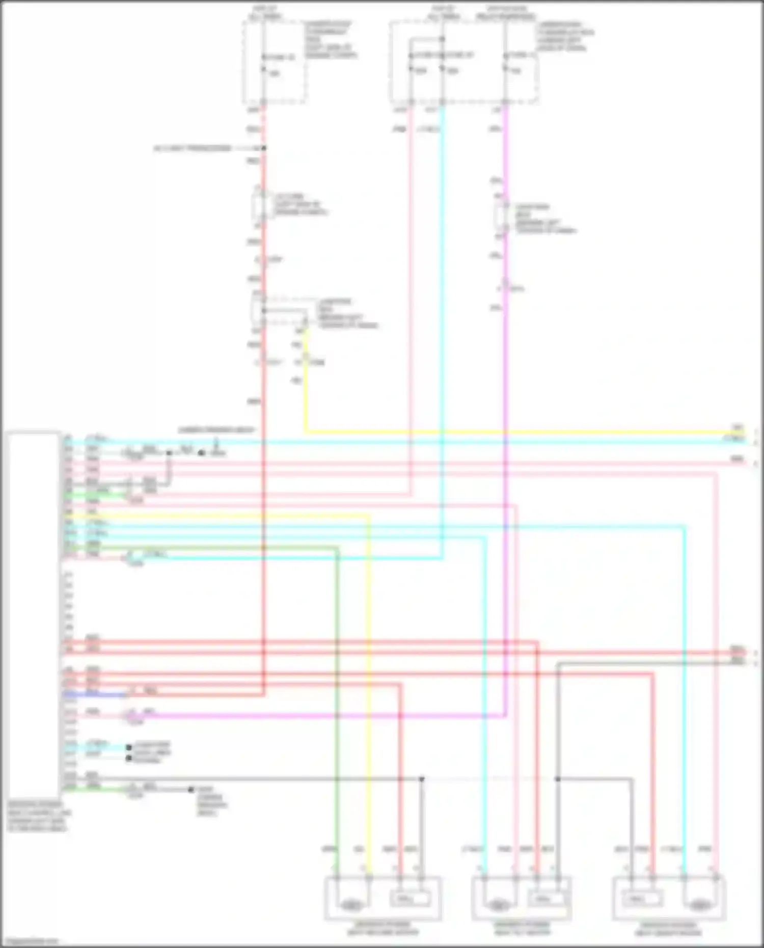 Integra Acura IV (2022-2024): Memory systems circuit (1 of 2)