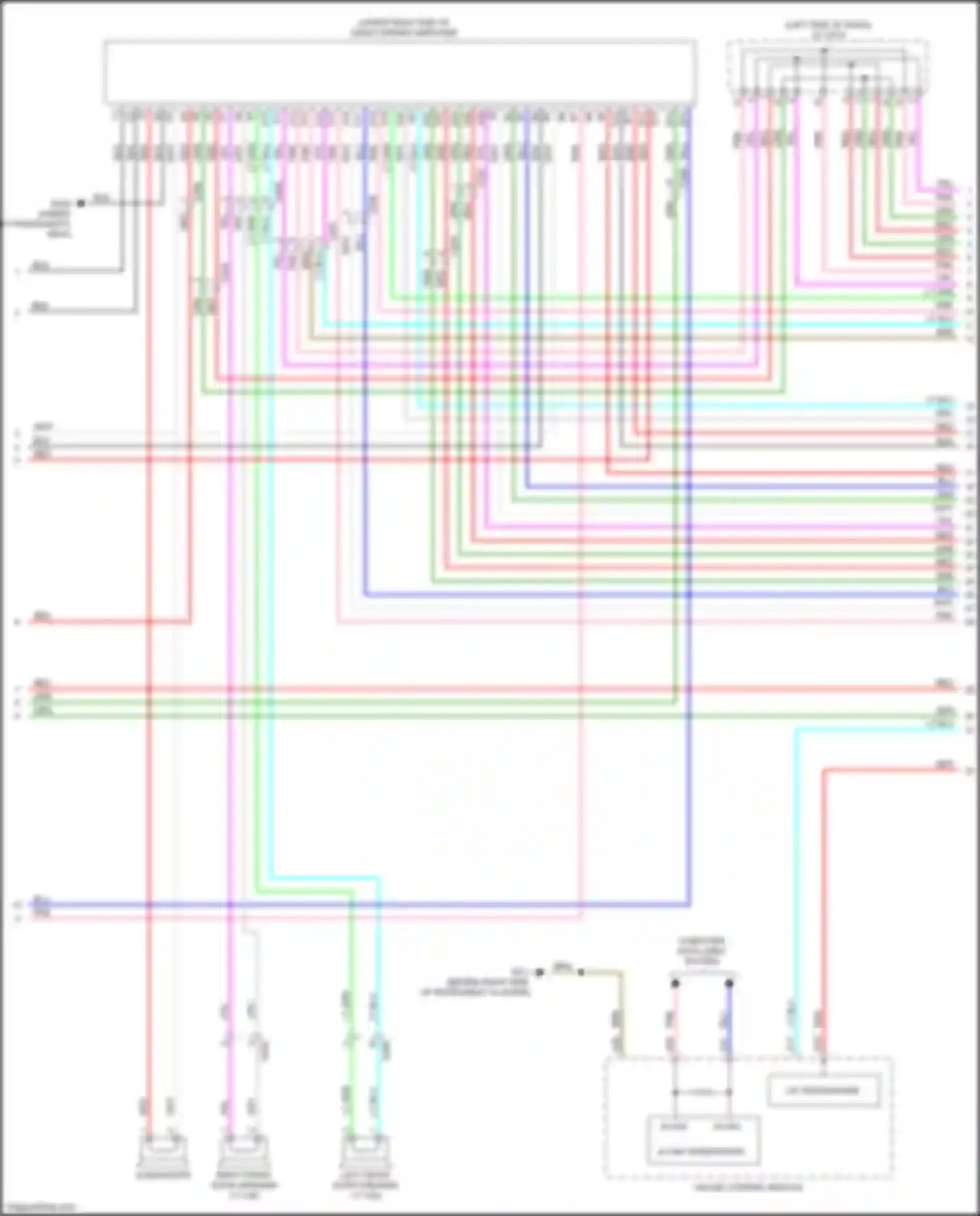 Integra Acura IV (2022-2024): Navigation circuit, w/ amplifier (2 of 5)