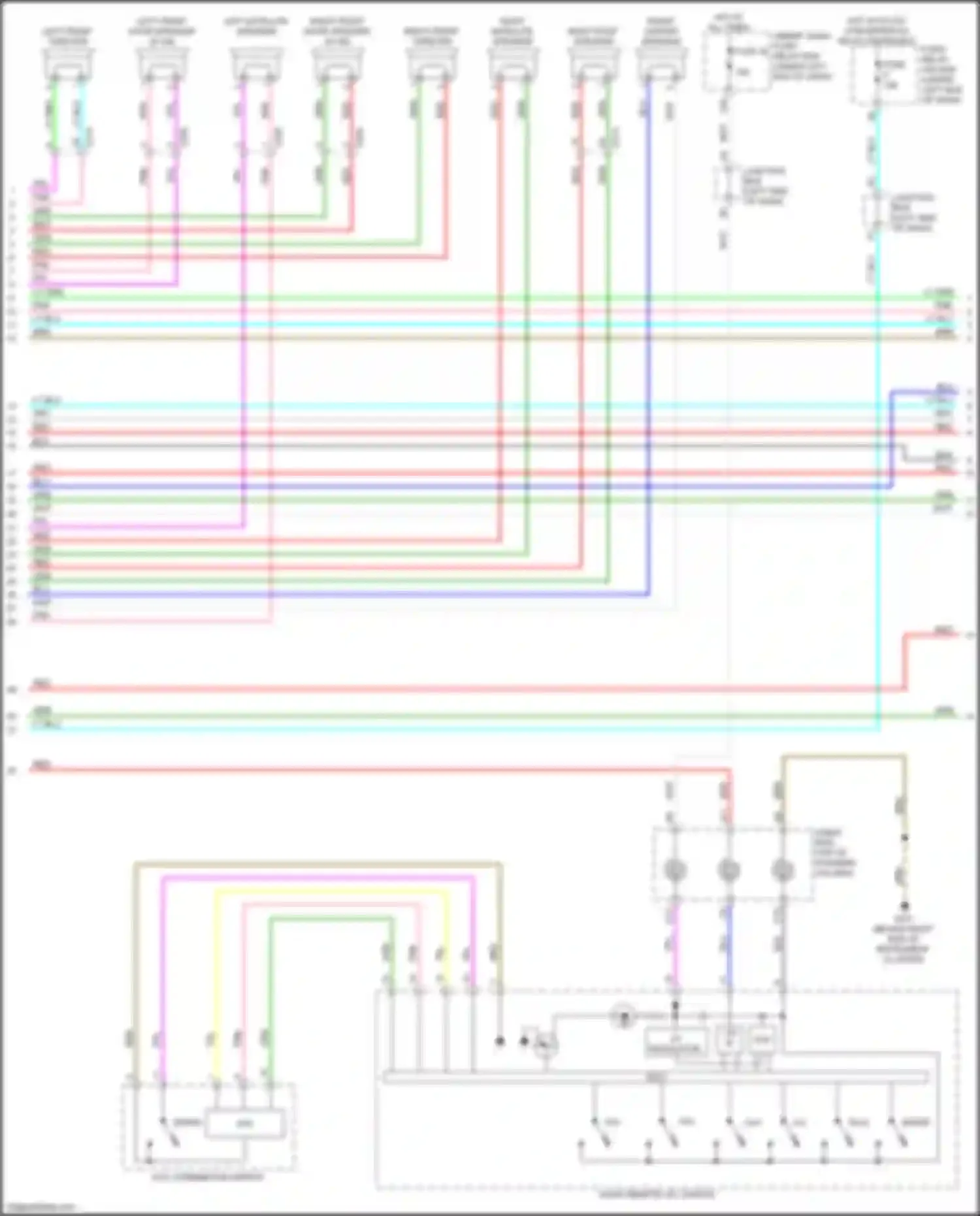 Integra Acura IV (2022-2024): Navigation circuit, w/ amplifier (3 of 5)