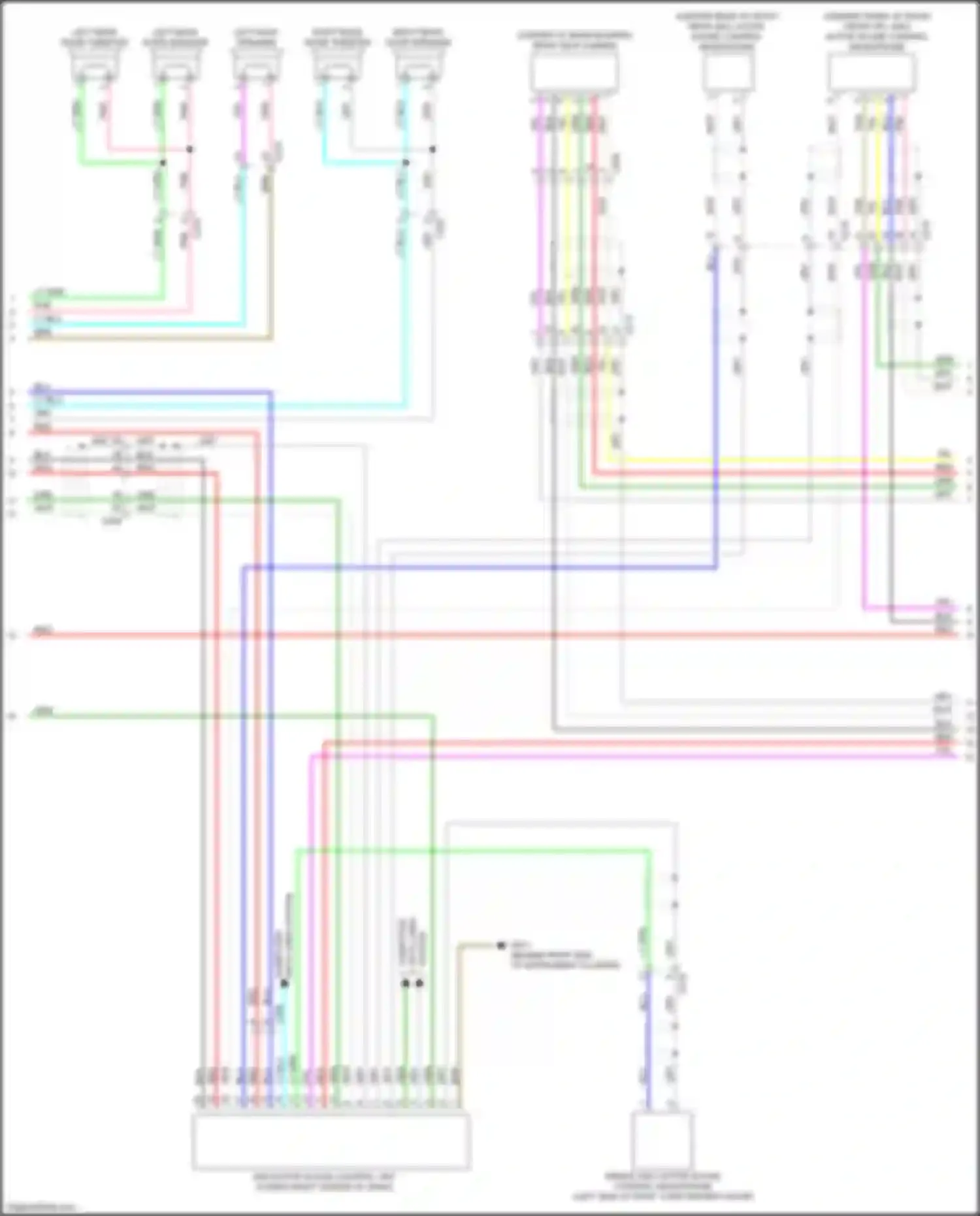 Integra Acura IV (2022-2024): Navigation circuit, w/ amplifier (4 of 5)