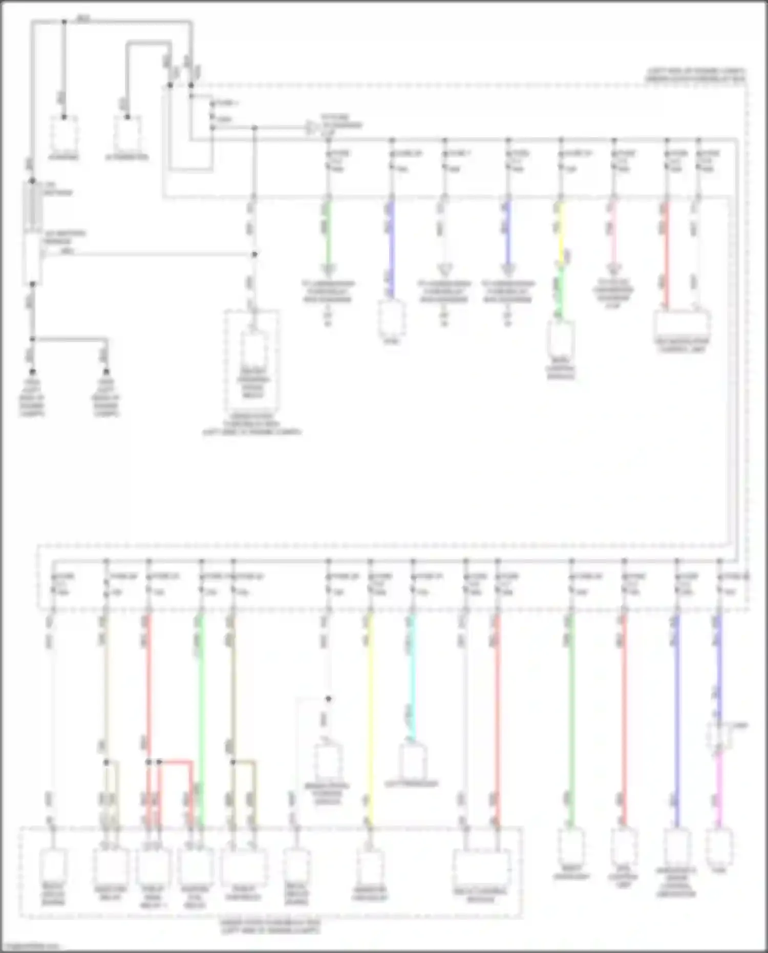 Integra Acura IV (2022-2024): Power distribution circuit (1 of 6)
