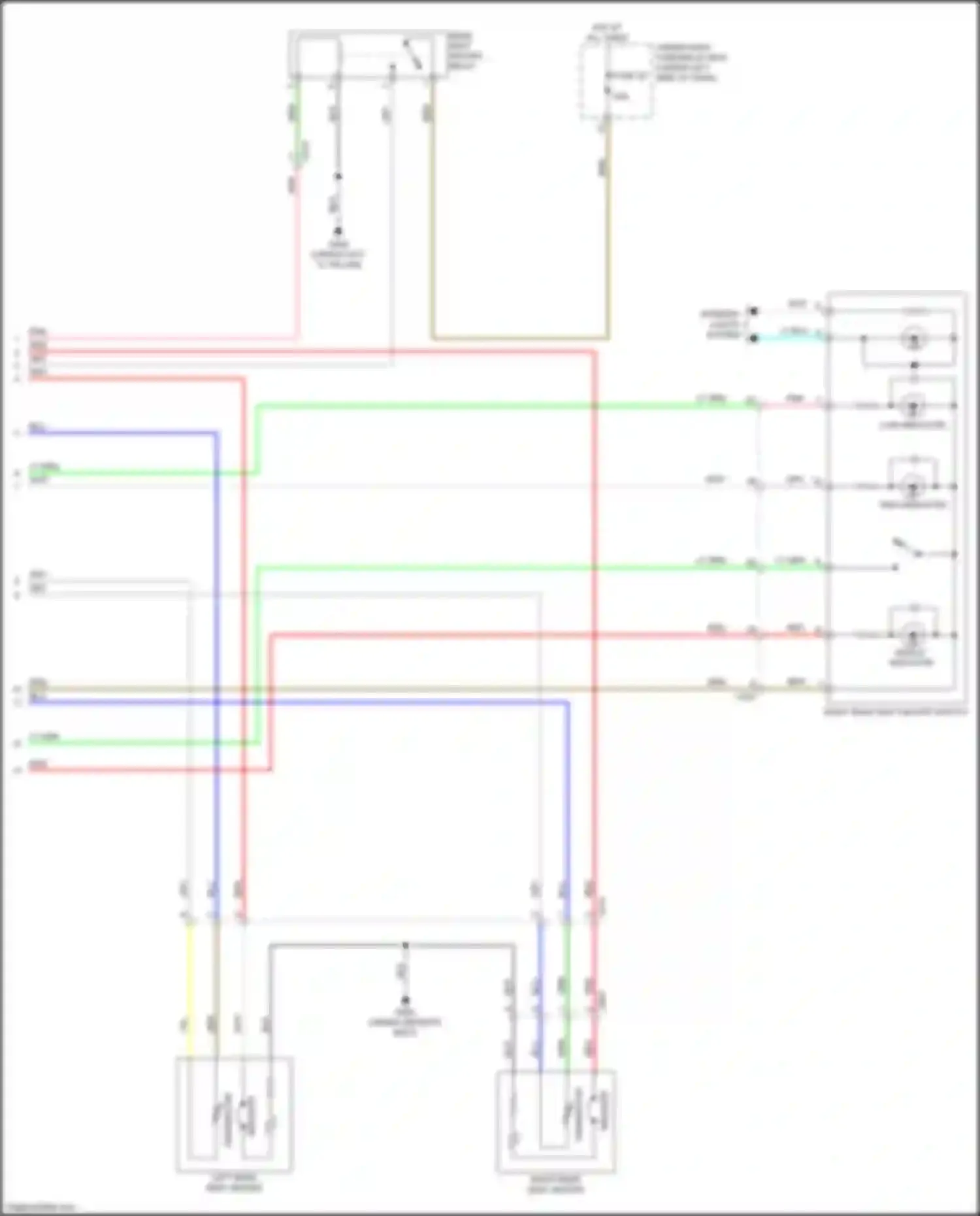 Integra Acura IV (2022-2024): Rear heated seats circuit (2 of 2)