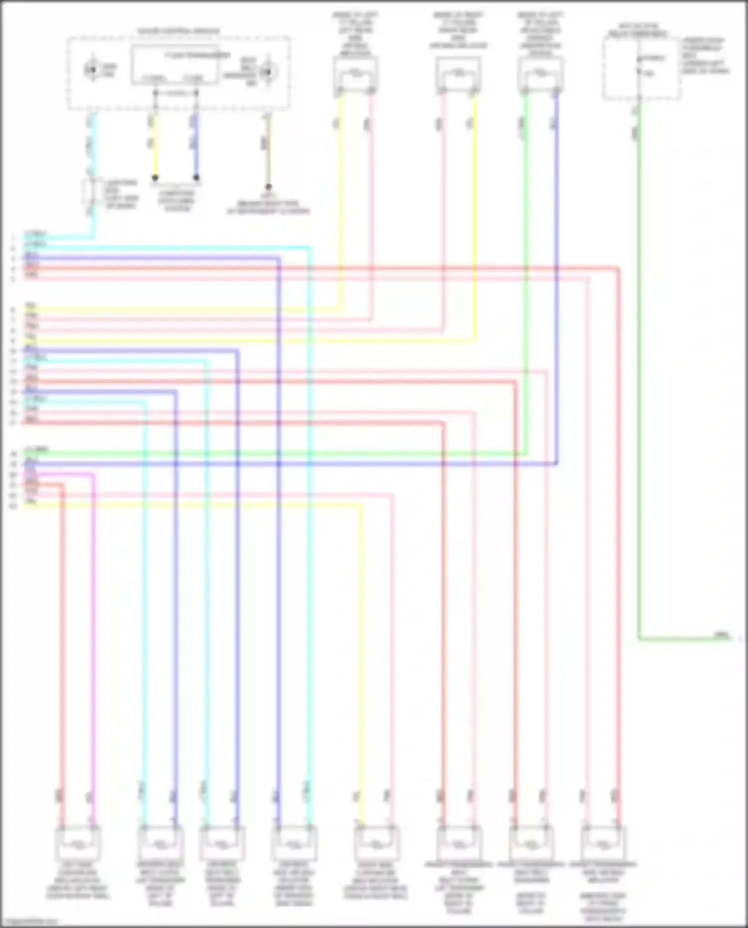 Integra Acura IV (2022-2024): Supplemental restraints circuit (2 of 4)