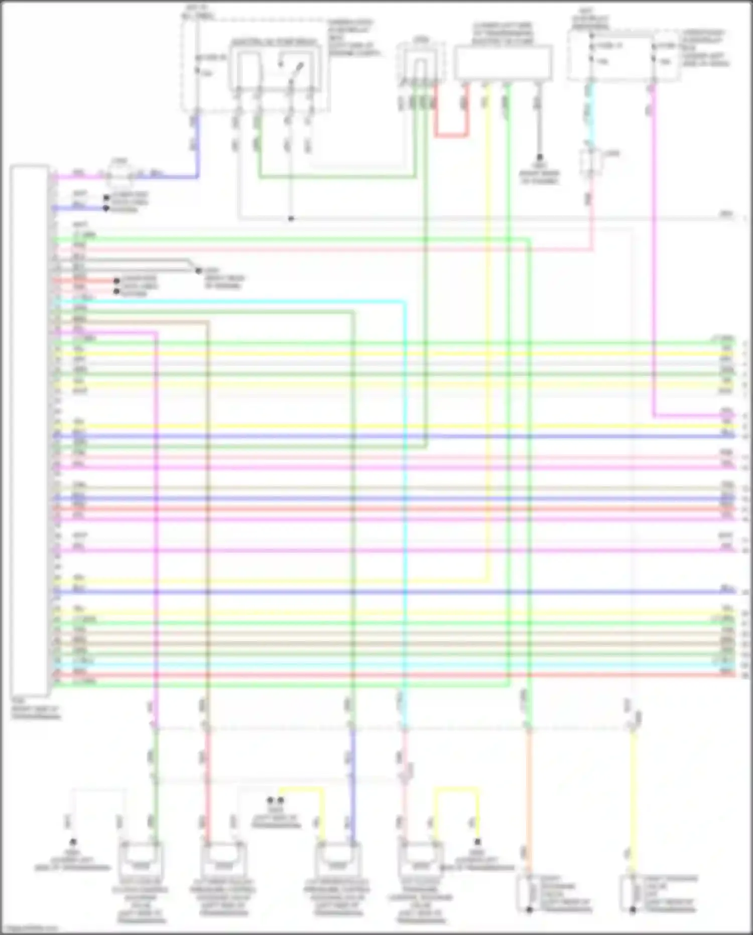 Integra Acura IV (2022-2024): Transmission circuit (1 of 3)