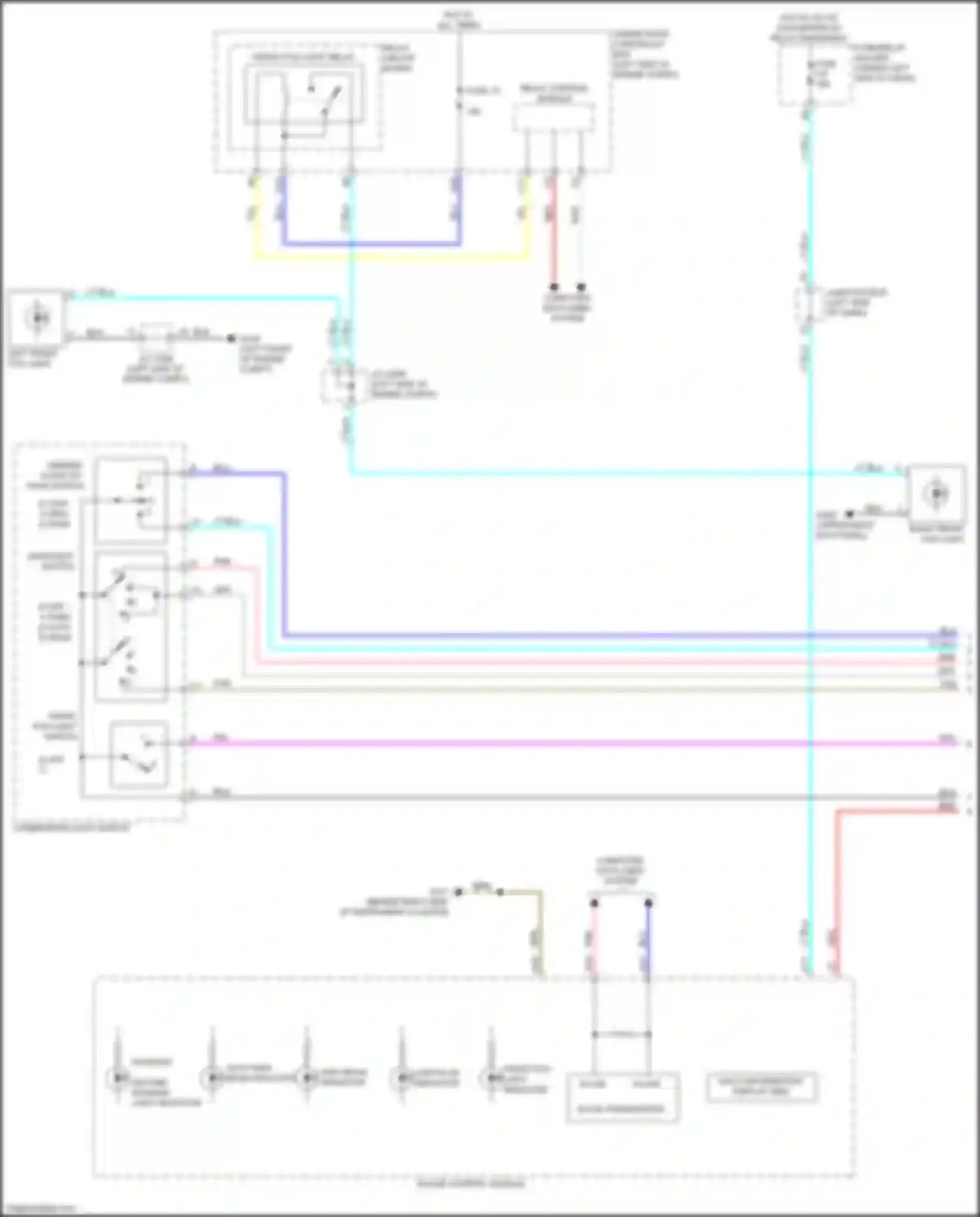 Wiring diagram 0) low 1) high 2) pass for Acura Integra IV (2022-2024) (1 of 1)