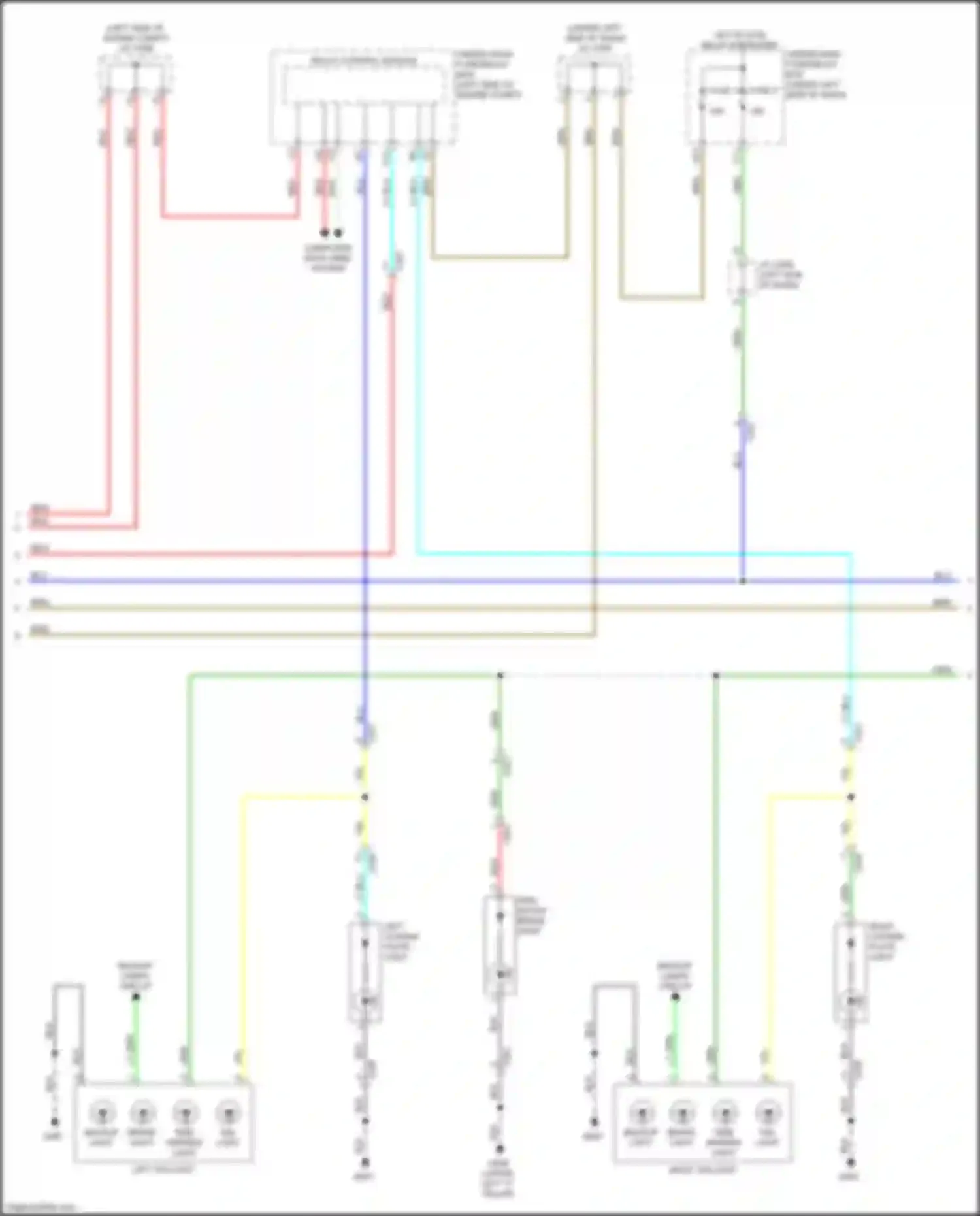 Wiring diagram blu for Acura Integra IV (2022-2024) (1 of 111)