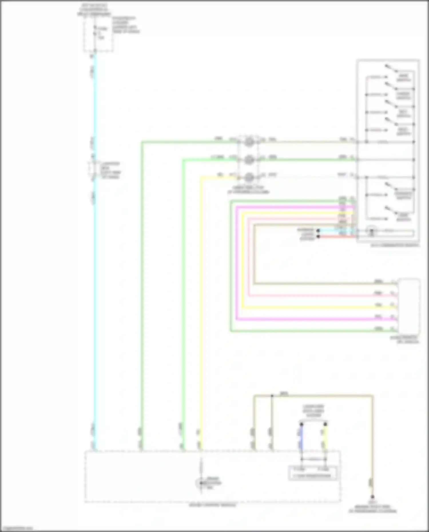 Wiring diagram brake system ind for Acura Integra IV (2022-2024) (2 of 3)