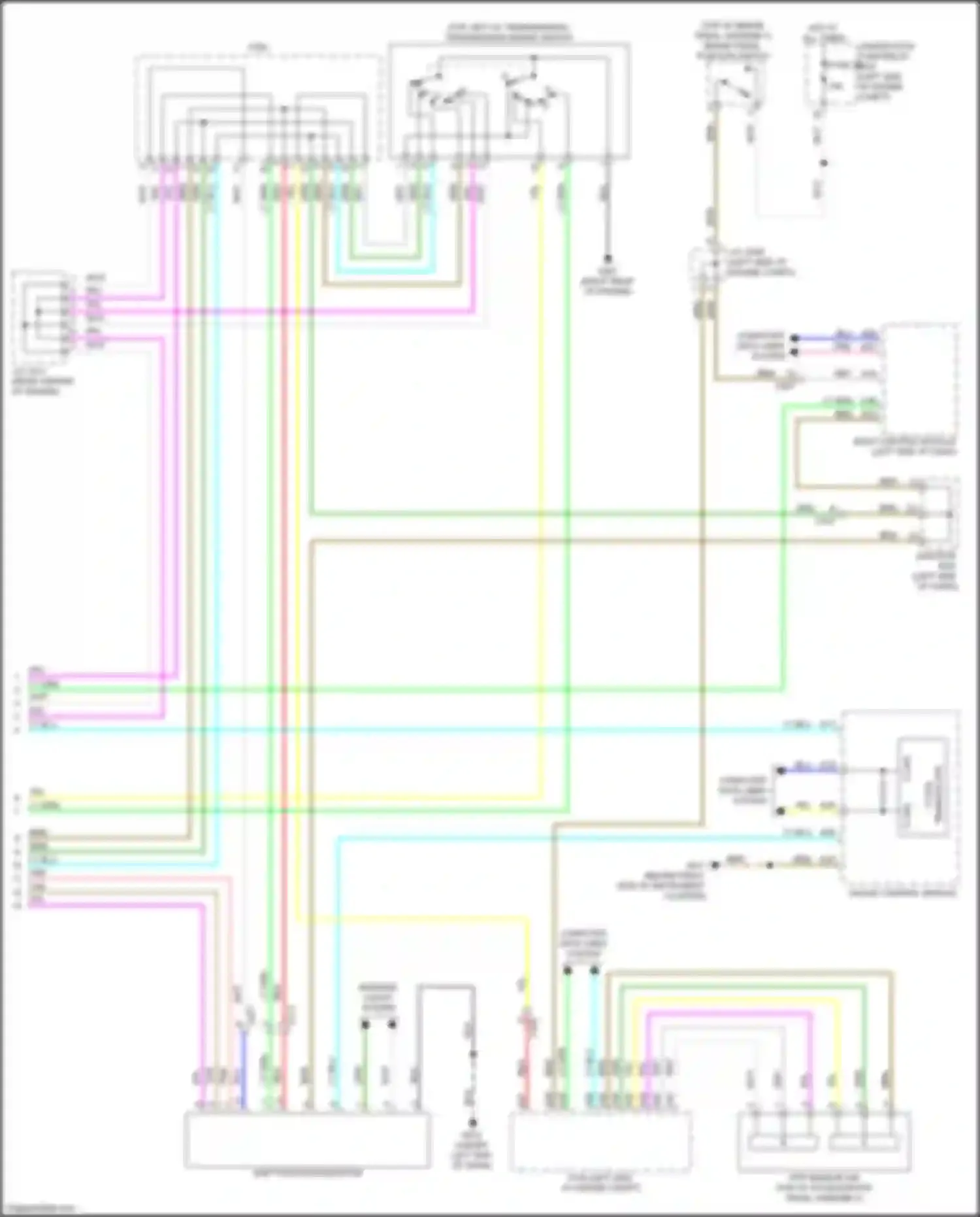 Wiring diagram f-can l for Acura Integra IV (2022-2024) (10 of 11)