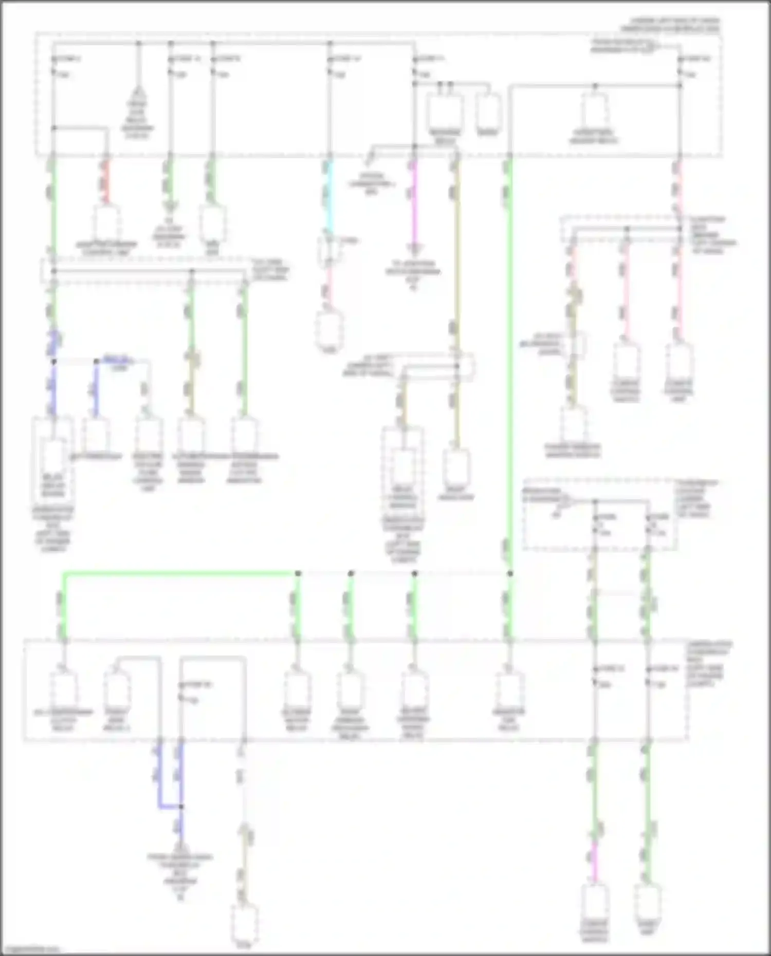 Wiring diagram front seat heater relay for Acura Integra IV (2022-2024) (3 of 3)
