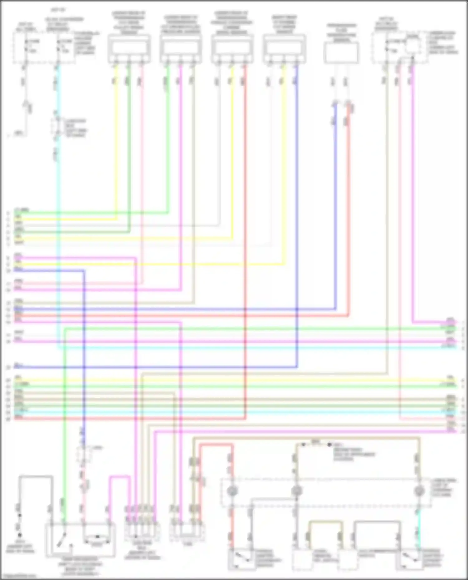 Wiring diagram fuse 45 for Acura Integra IV (2022-2024) (2 of 2)