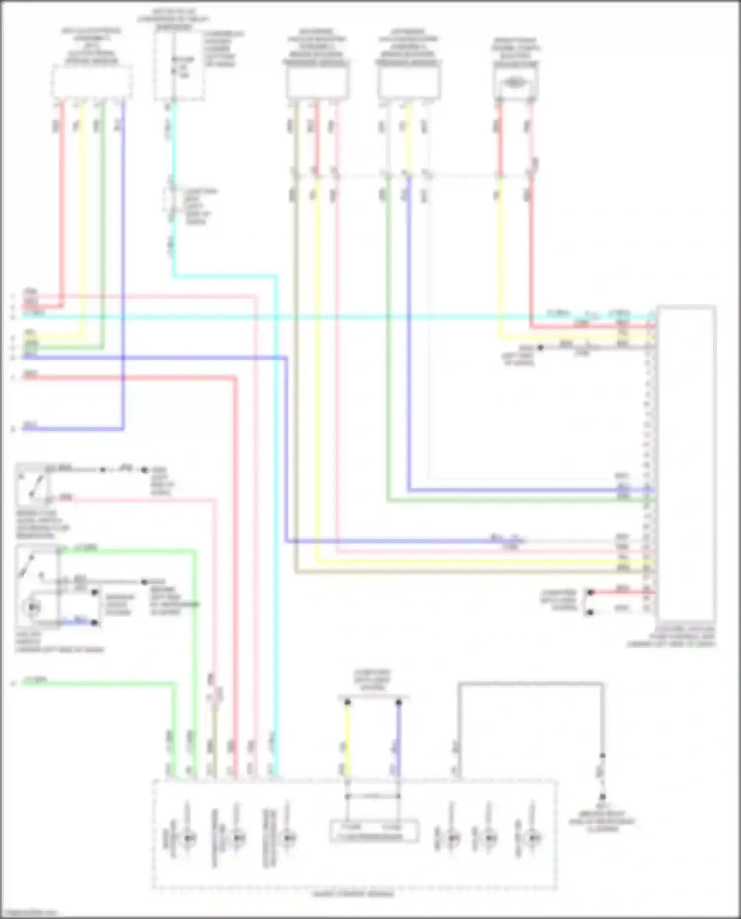 Wiring diagram fuse/relay holder a for Acura Integra IV (2022-2024) (11 of 28)